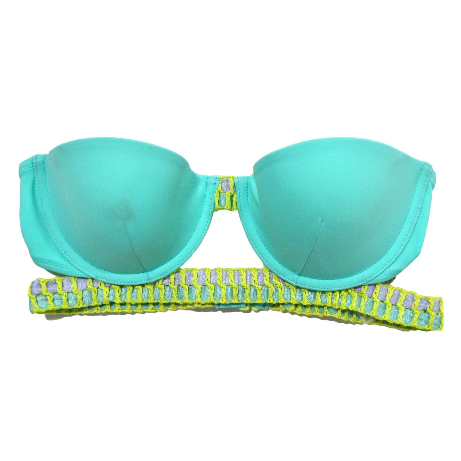 Victoria's Secret Swimsuit Top Bandeau Swim Push Up Bathing Suit Strapless New - Picture 14 of 20