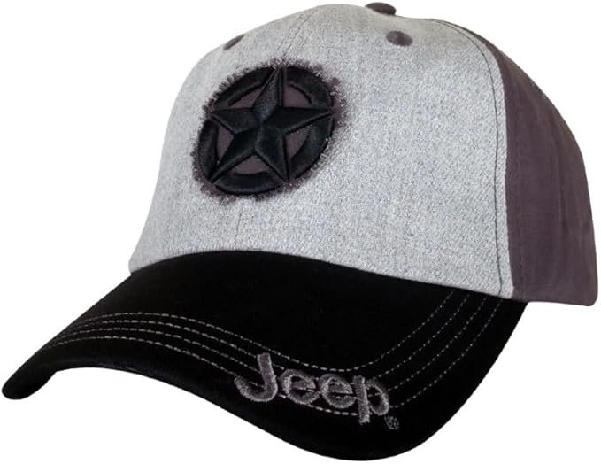 Jeep Distressed 3D Star Cap Baseball Hat - Picture 3 of 5