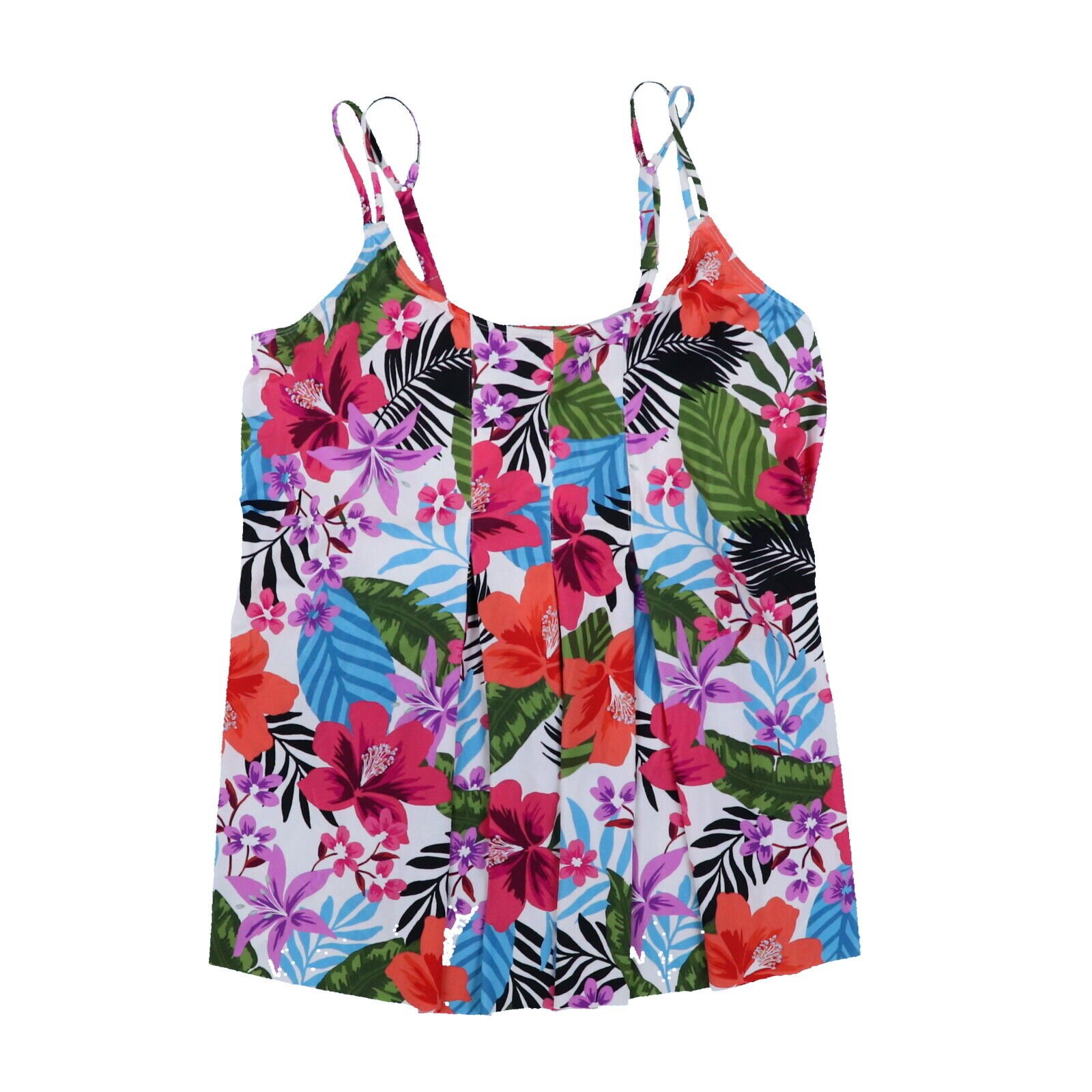 Swim Solutions Womens Tankini Swim Top Plus Size Bathing Suit Swimsuit Summer - Picture 11 of 13