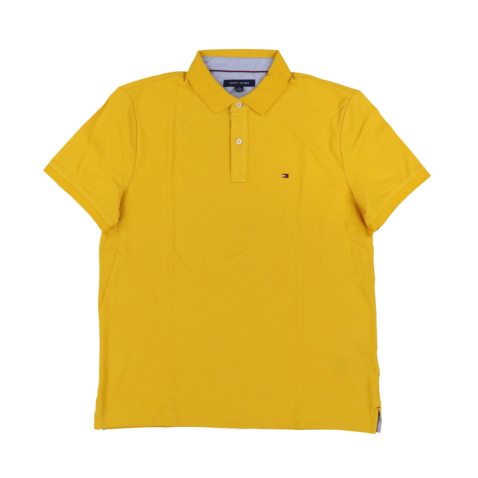 Polo uomo Tommy Hilfiger vestibilità personalizzata maglia manica corta logo bandiera nuova - Foto 22 di 23