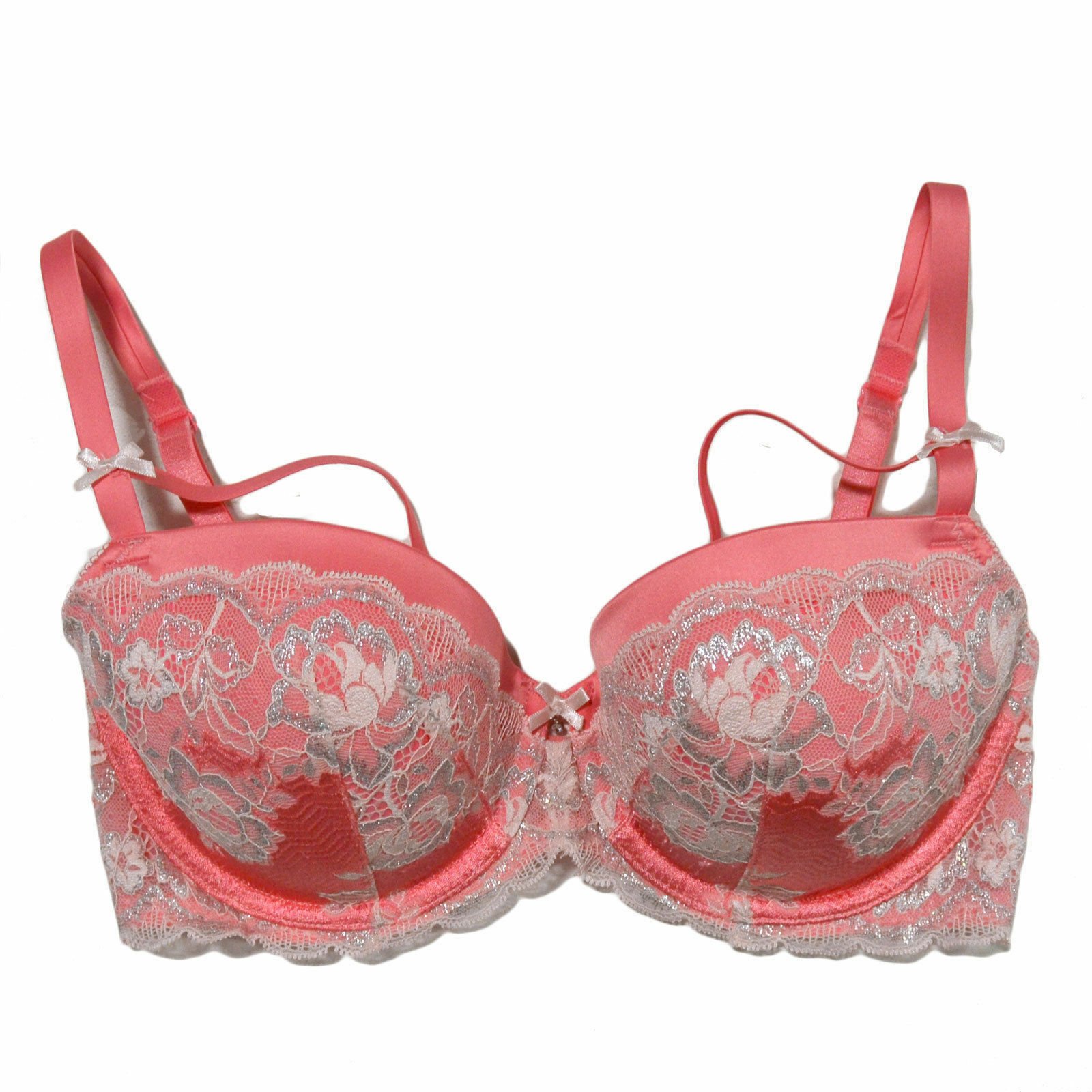 Sexy Sujetador Victoria's Secret Mujer Dream Ángeles Forrado Encaje Arcos Lencería Nuevo Con etiquetas - Imagen 7 de 19
