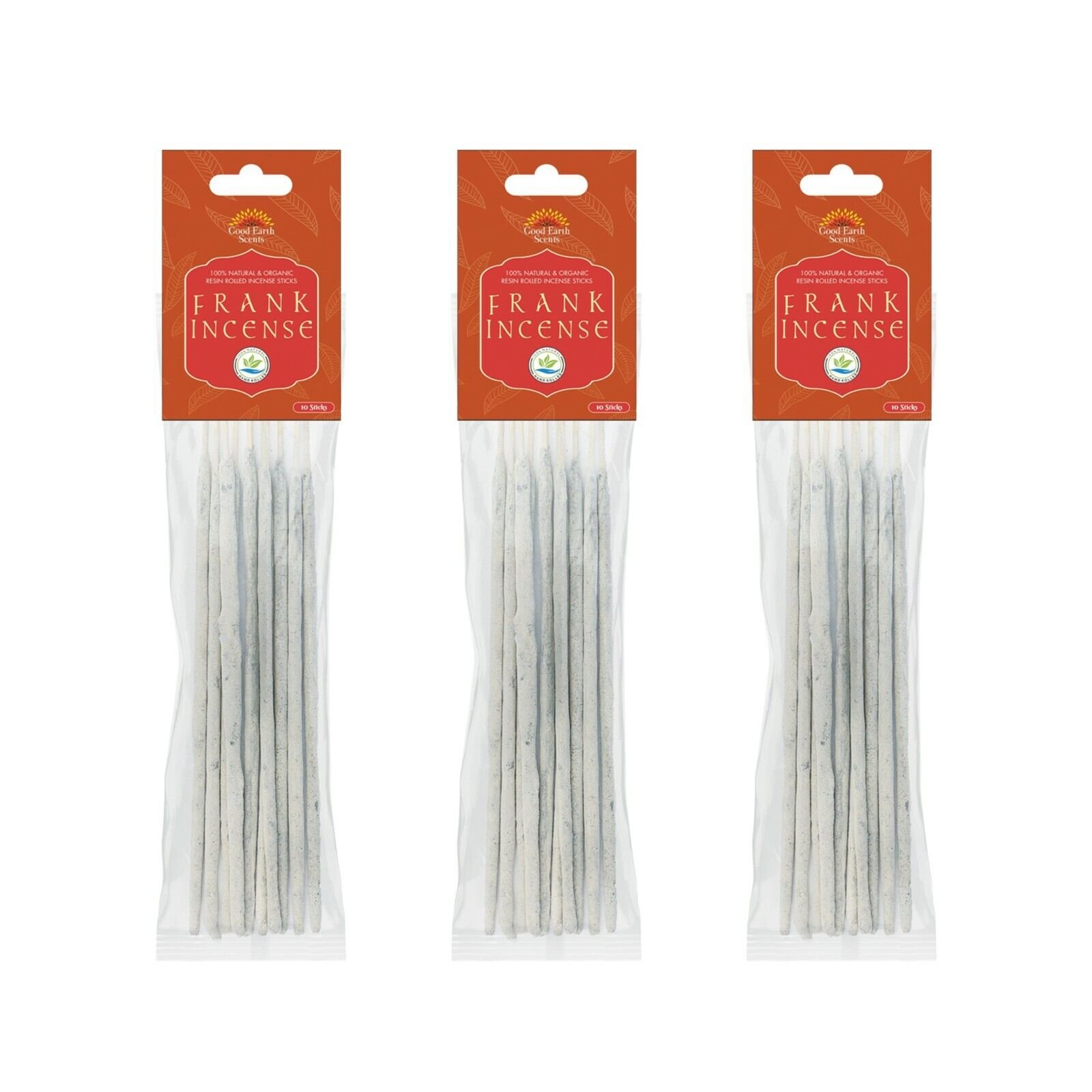 Set of 3 100% Natural and Organic Resin Rolled Incense Sticks | 3 Variety Scents - Picture 10 of 11