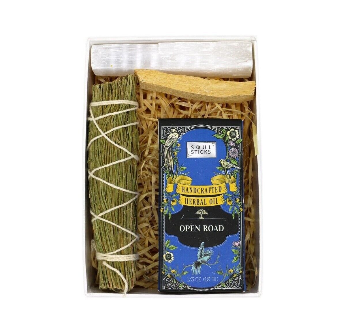 Intention Manifest Kit Gift Set with Sage Spell Oil Palo Santo Selenite Wand - Picture 19 of 23