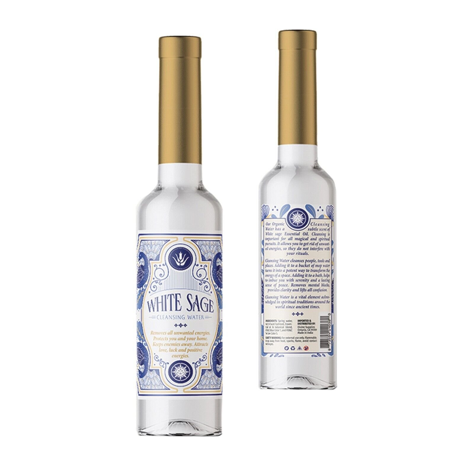Spiritual Cleansing Water 7.5 ounce Bottle For Purifying and Energy Clearing - Picture 2 of 13