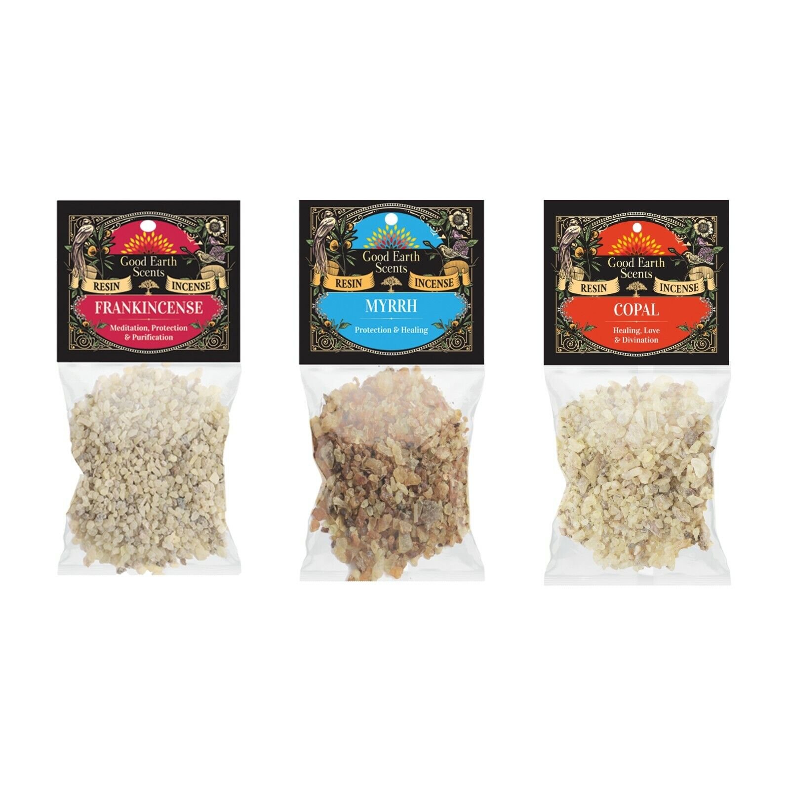 Resin Incense Blend 3 Packs 1 Ounce Resin Incense Set Natural Granular Resin - Picture 11 of 19