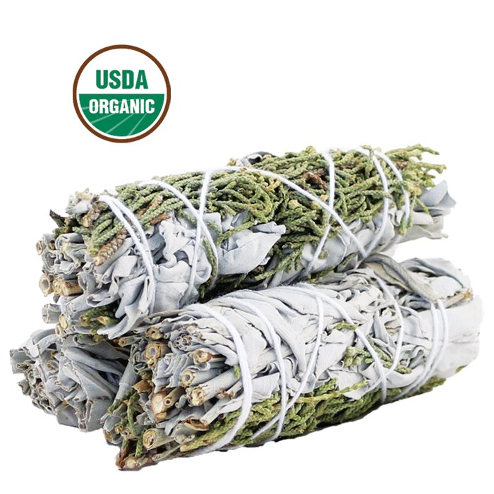 Paquete de 3 paquetes mixtos de palos de mancha de salvia blanca USDA orgánicos con guía de manchas - Imagen 9 de 15