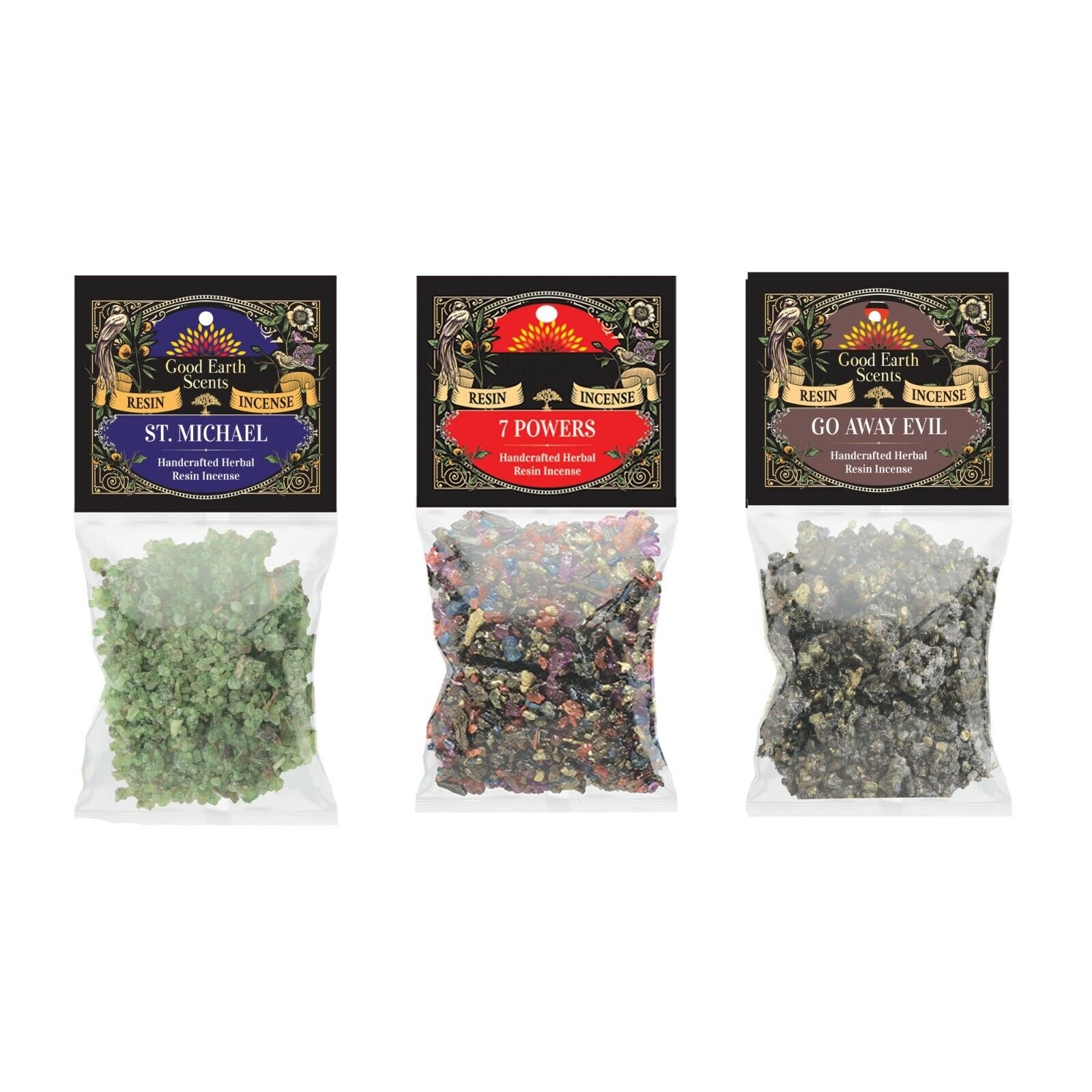 Resin Incense Blend 3 Packs 1 Ounce Resin Incense Set Natural Granular Resin - Picture 16 of 19