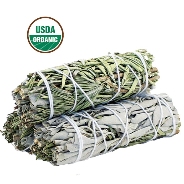 Paquete de 3 paquetes mixtos de palos de mancha de salvia blanca USDA orgánicos con guía de manchas - Imagen 7 de 15