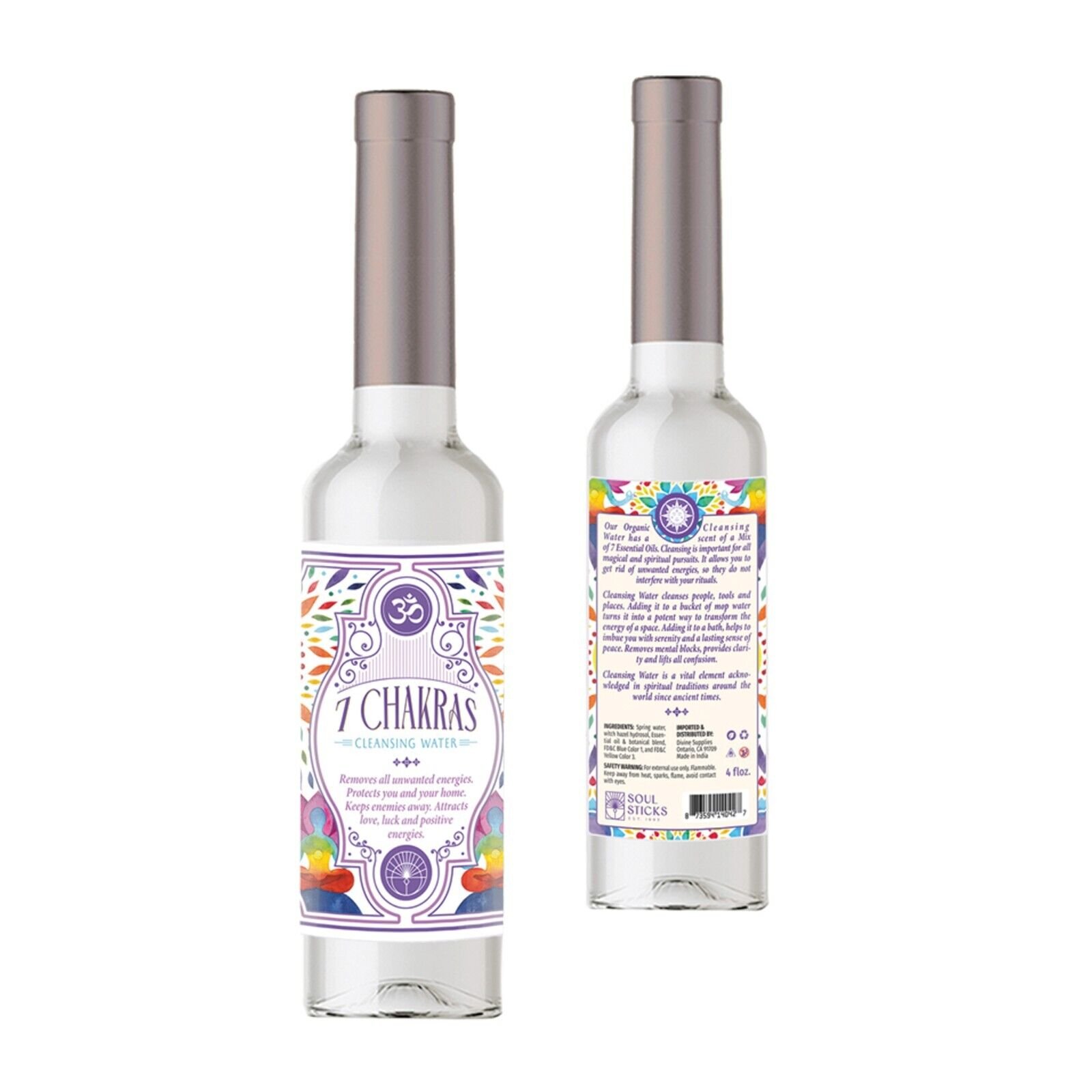 Spiritual Cleansing Water 7.5 ounce Bottle For Purifying and Energy Clearing - Picture 5 of 13
