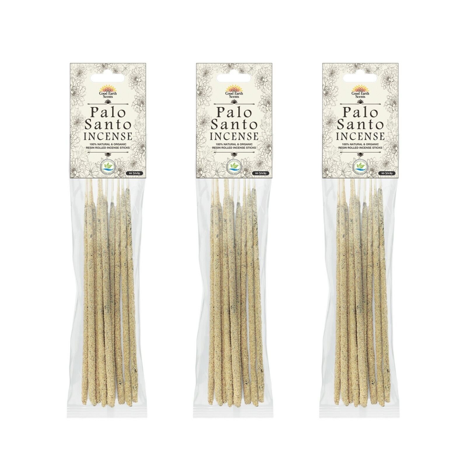 Set of 3 100% Natural and Organic Resin Rolled Incense Sticks | 3 Variety Scents - Picture 7 of 11