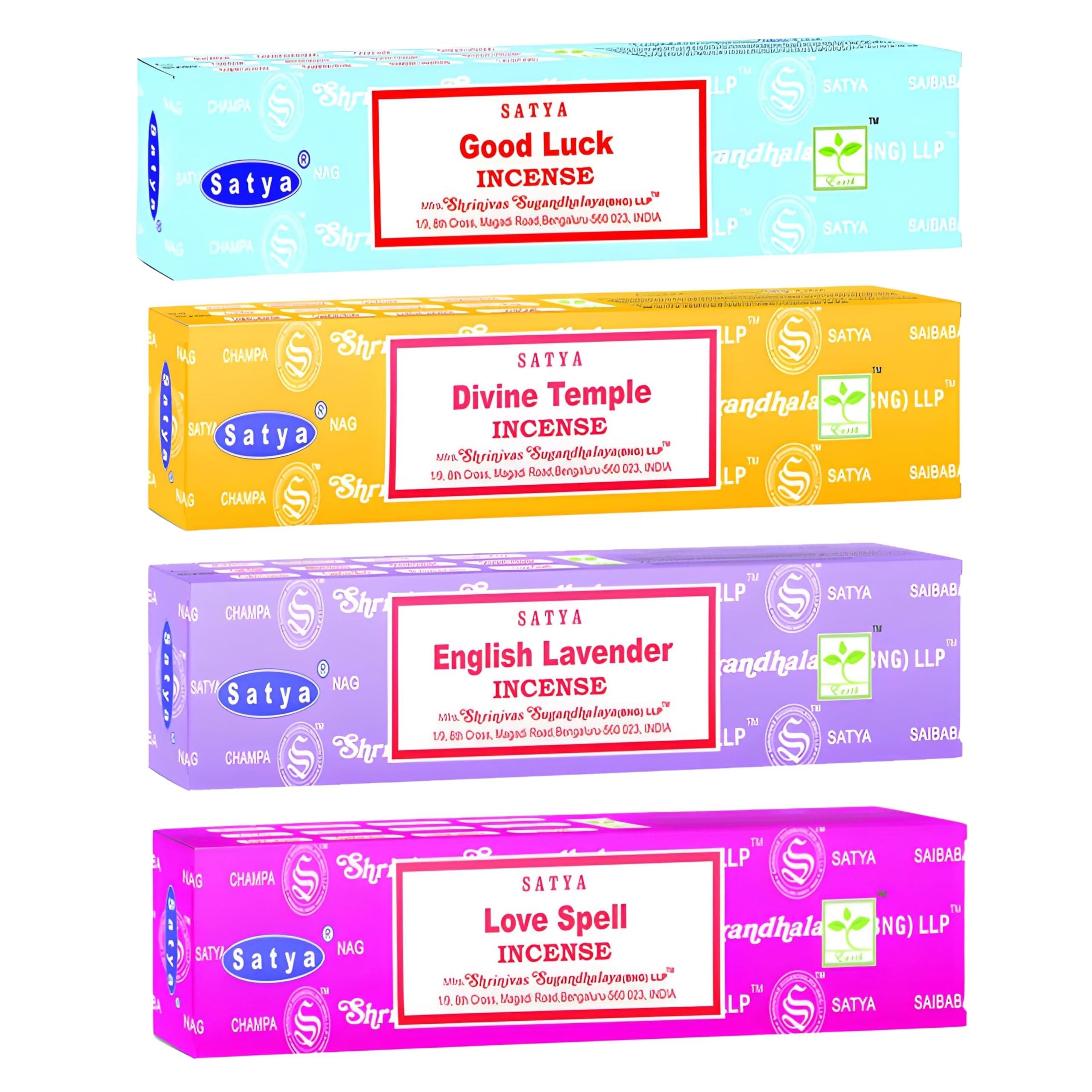 Alaysom Satya Nag Champa White Sage Incense Sticks - Multi-Packs Fine Quality...