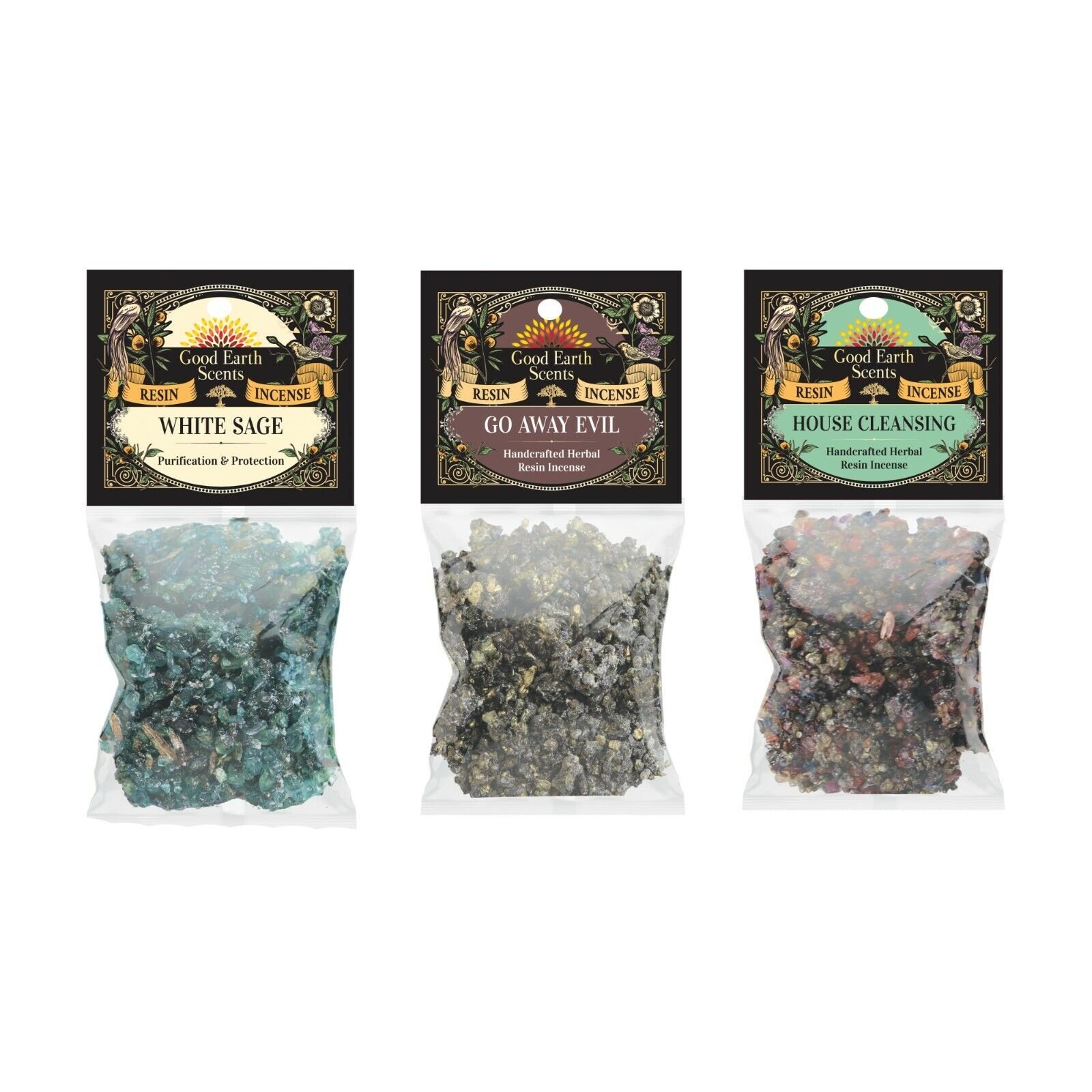 Resin Incense Blend 3 Packs 1 Ounce Resin Incense Set Natural Granular Resin - Picture 12 of 19