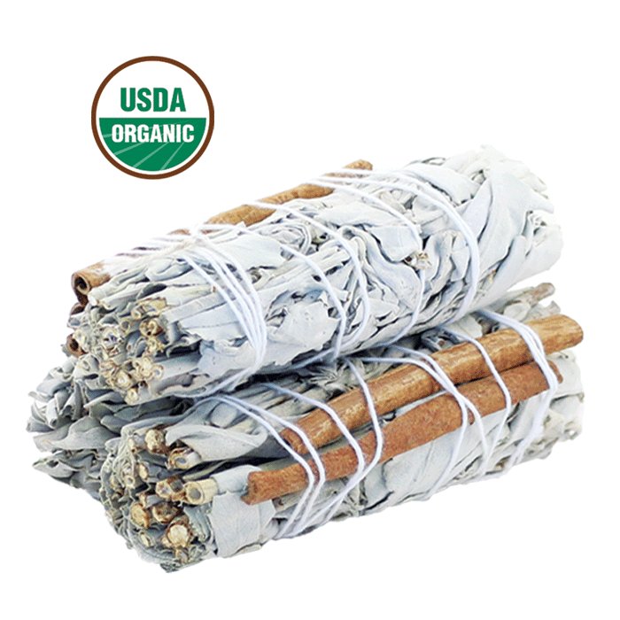 Paquete de 3 paquetes mixtos de palos de mancha de salvia blanca USDA orgánicos con guía de manchas - Imagen 5 de 15