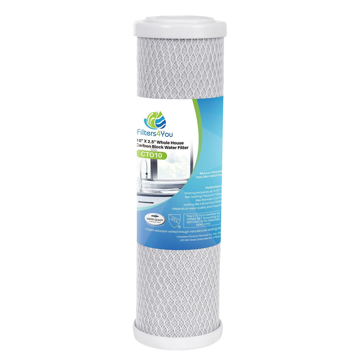 CFS – Carbon Block Water Filter Cartridges Compatible with GE GXWH04F,... - Picture 2 of 14