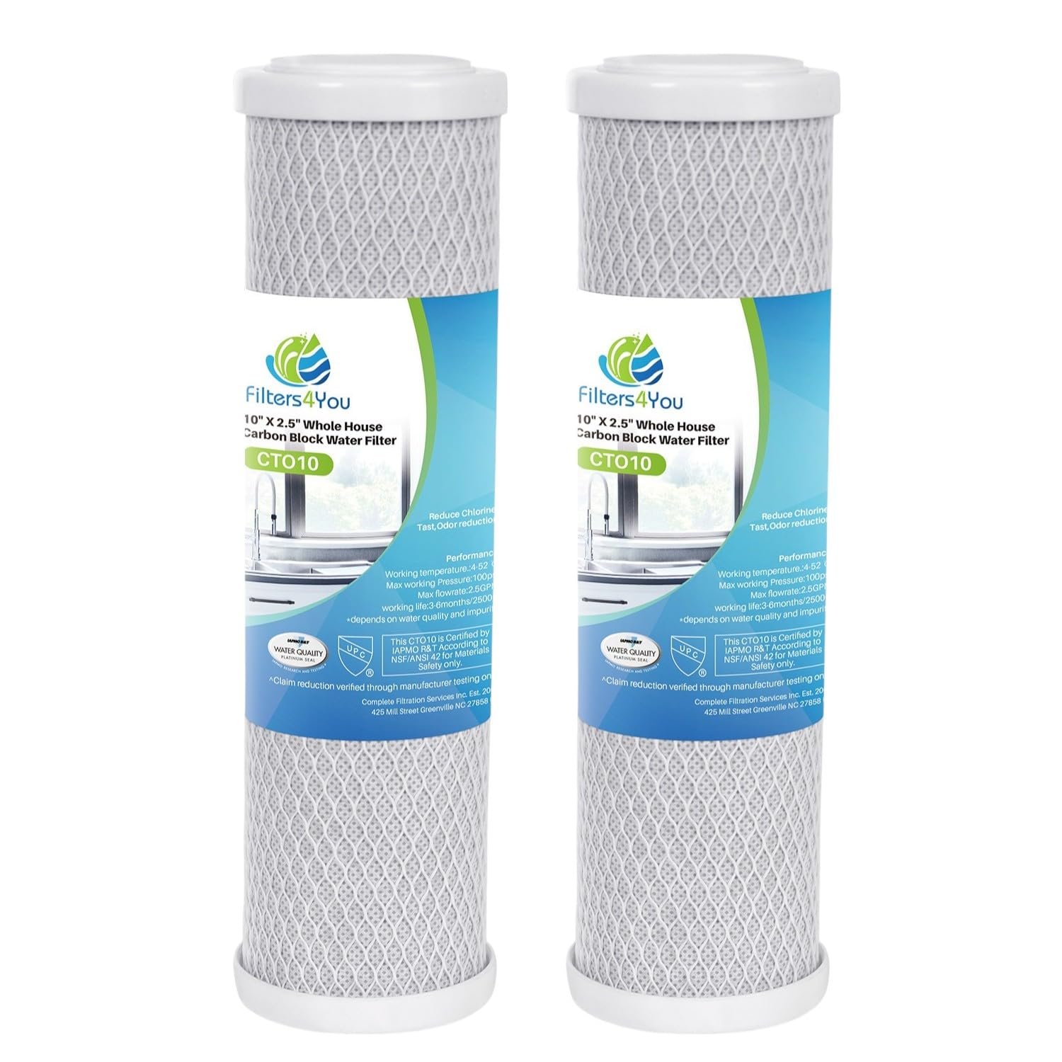 CFS – Carbon Block Water Filter Cartridges Compatible with GE GXWH04F,... - Picture 10 of 14