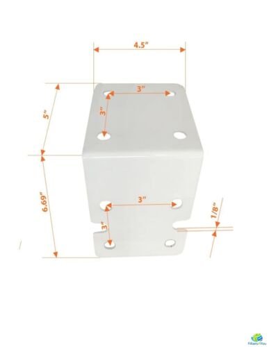 Soporte de carcasa para carcasas de filtro y llave de carcasa azul grande de 10"" y 20 - Imagen 8 de 8
