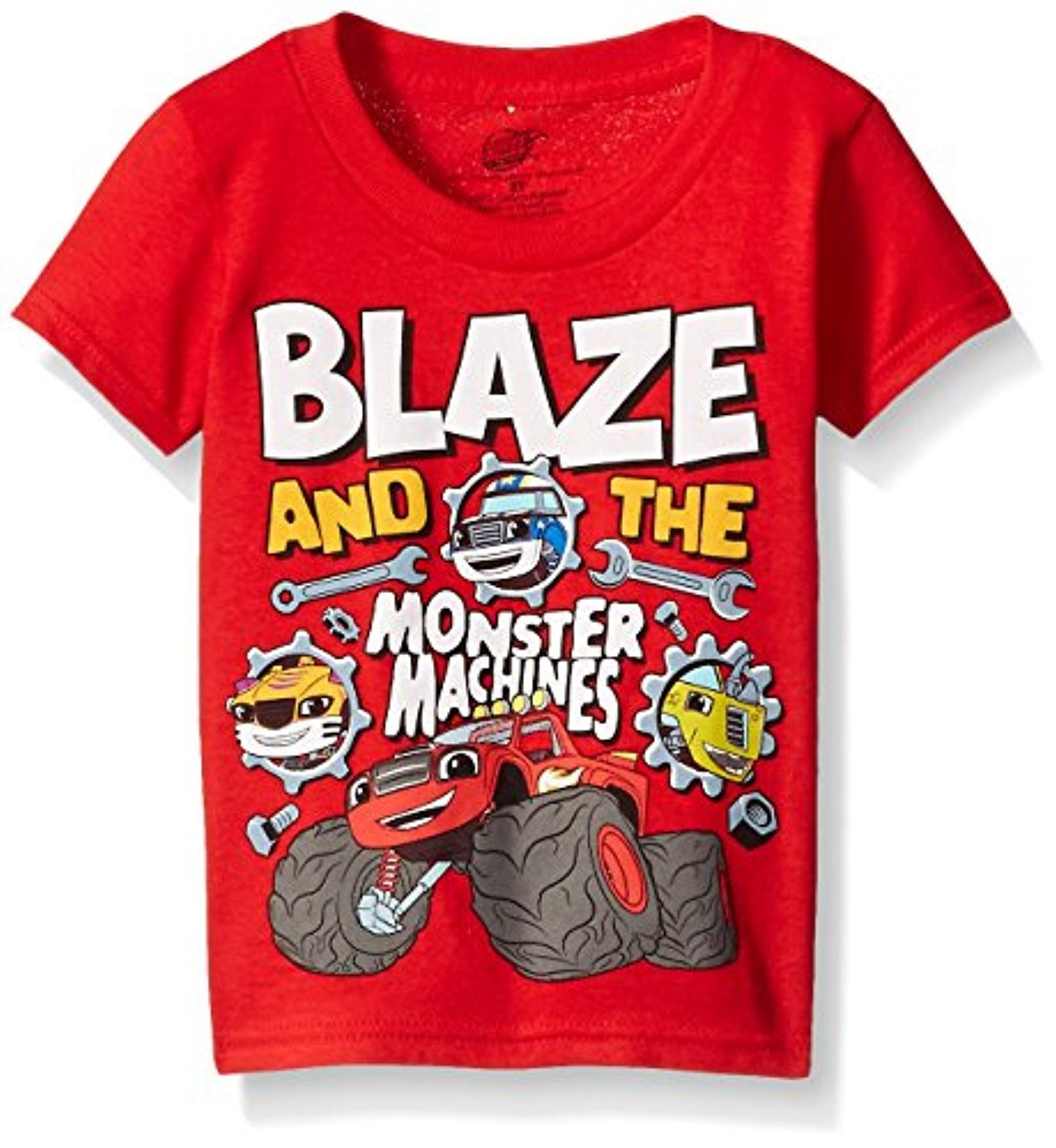 Nickelodeon Blaze and the Monster Machines Boys' Short Sleeve T-Shirt ...