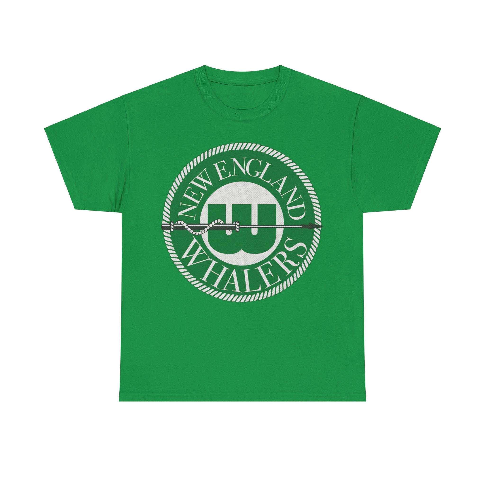 New England Whalers Connecticut Logo Ice Hockey T-shirt
