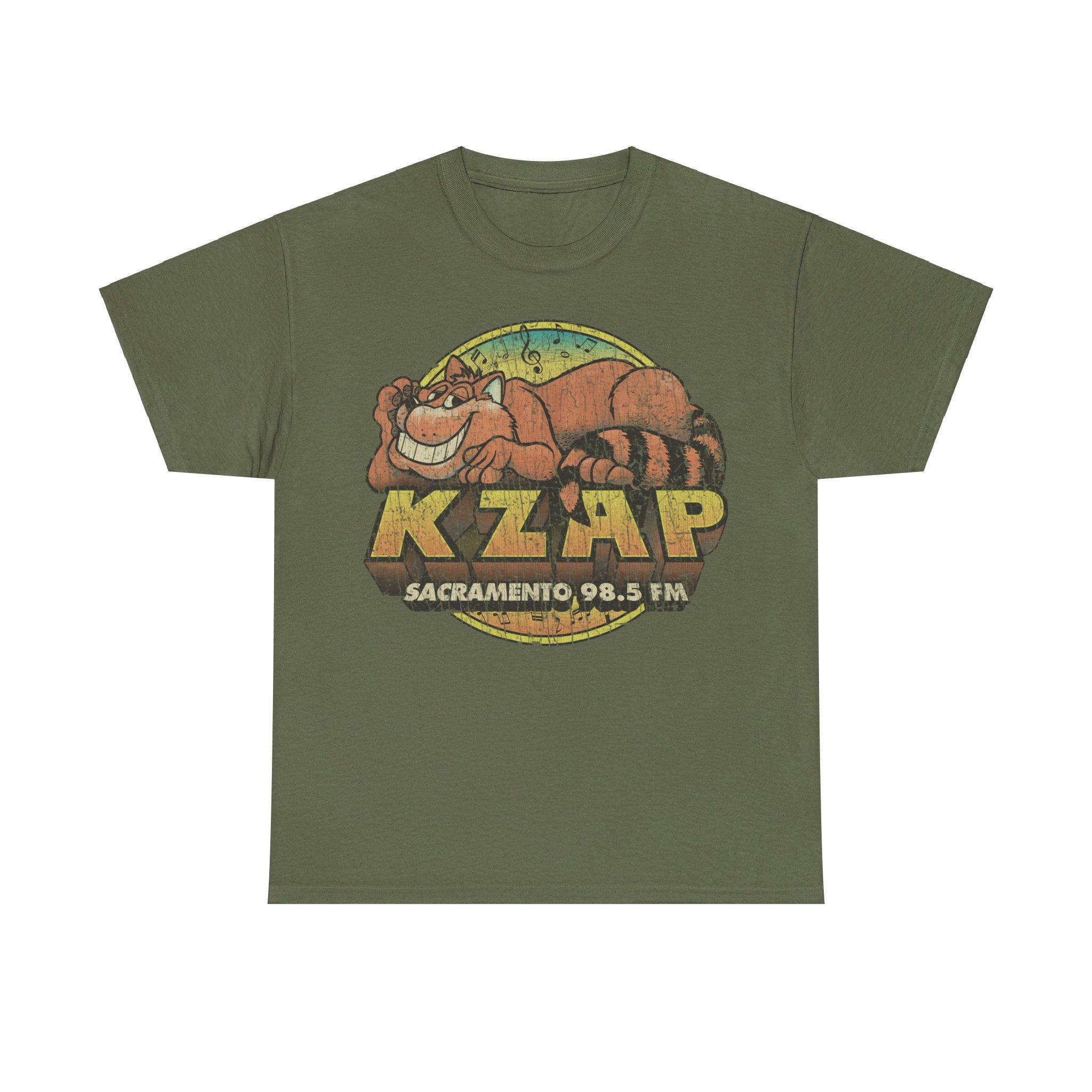 KZAP Sacramento 98.5 FM California Radio Station T-shirt - Picture 13 of 13