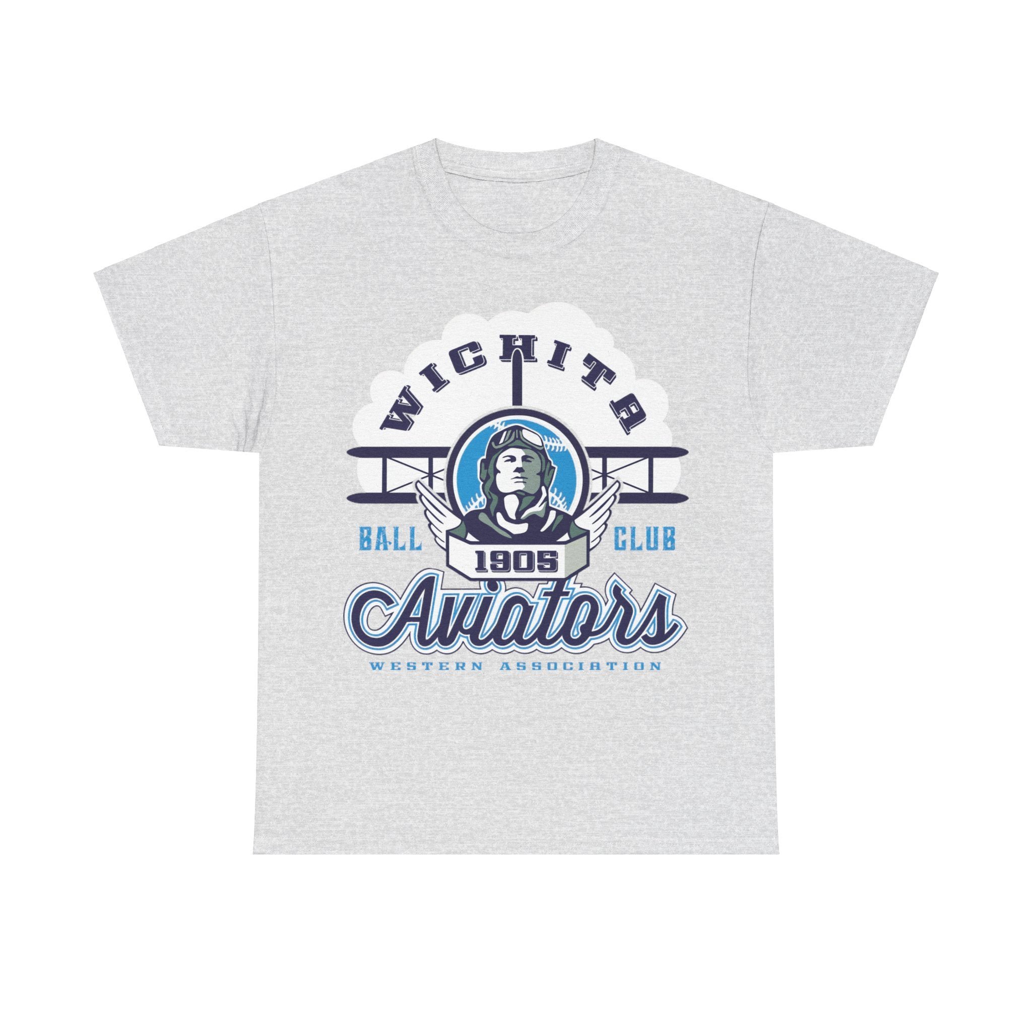 Wichita Aviators Est 1905 Kansas Baseball T-Shirt - Bild 13 von 13
