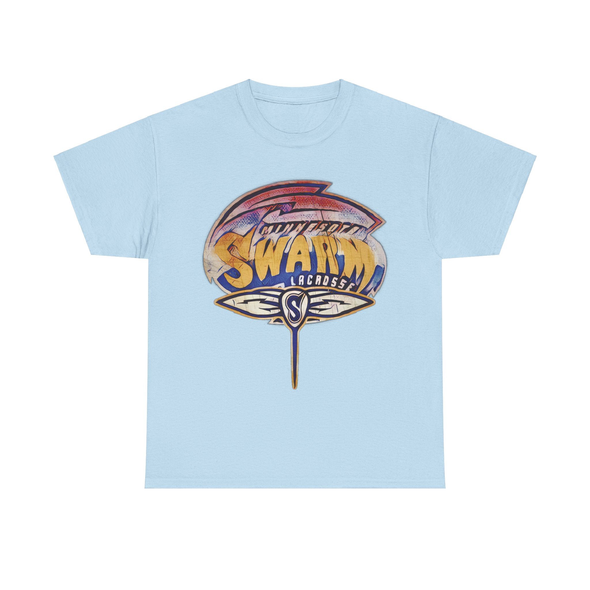 Minnesota Swarm Lacrosse Nostalgic Retro Logo T-Shirt - Bild 2 von 6