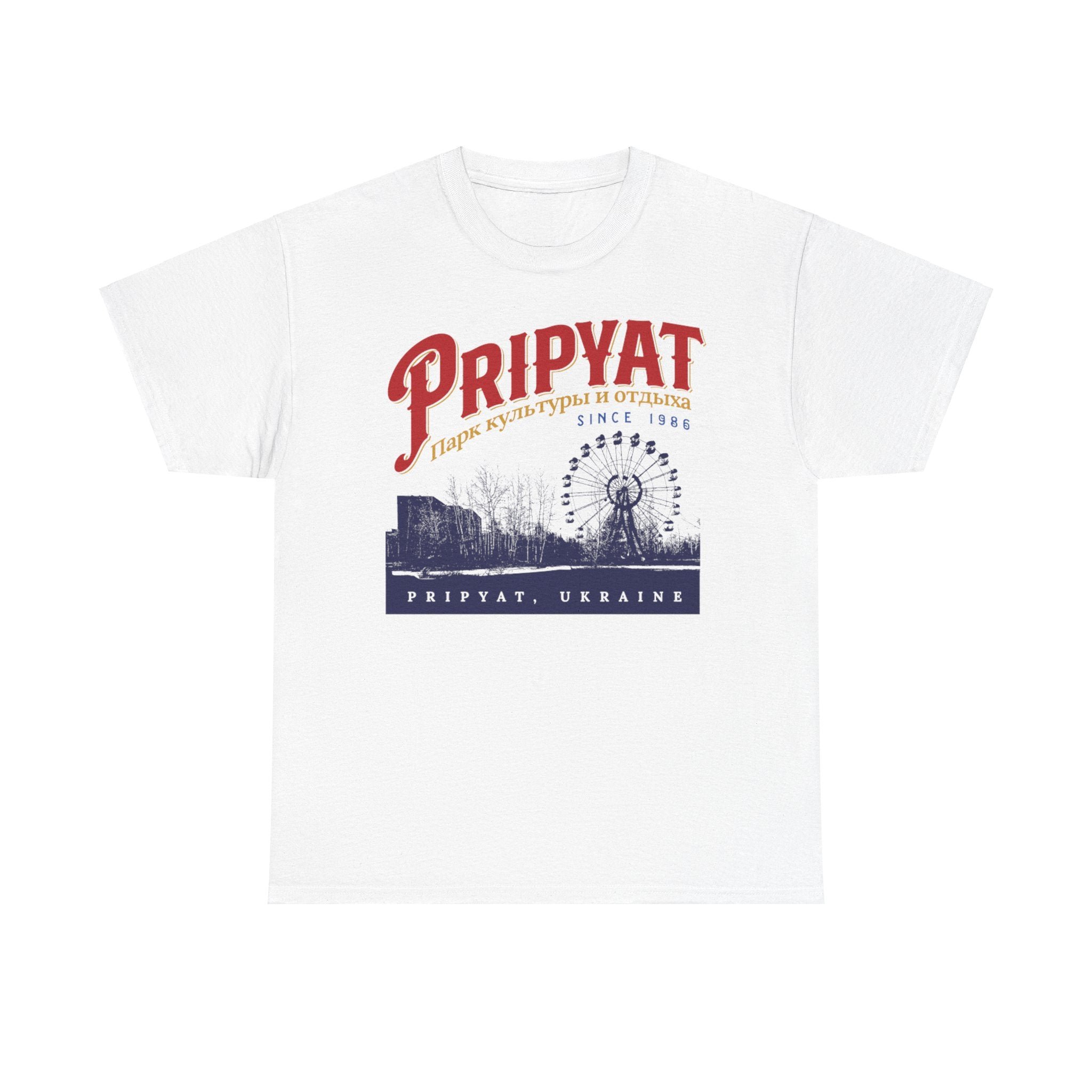 Pripyat Amusement Park Ukraine Nostalgic T-shirt - Picture 19 of 20