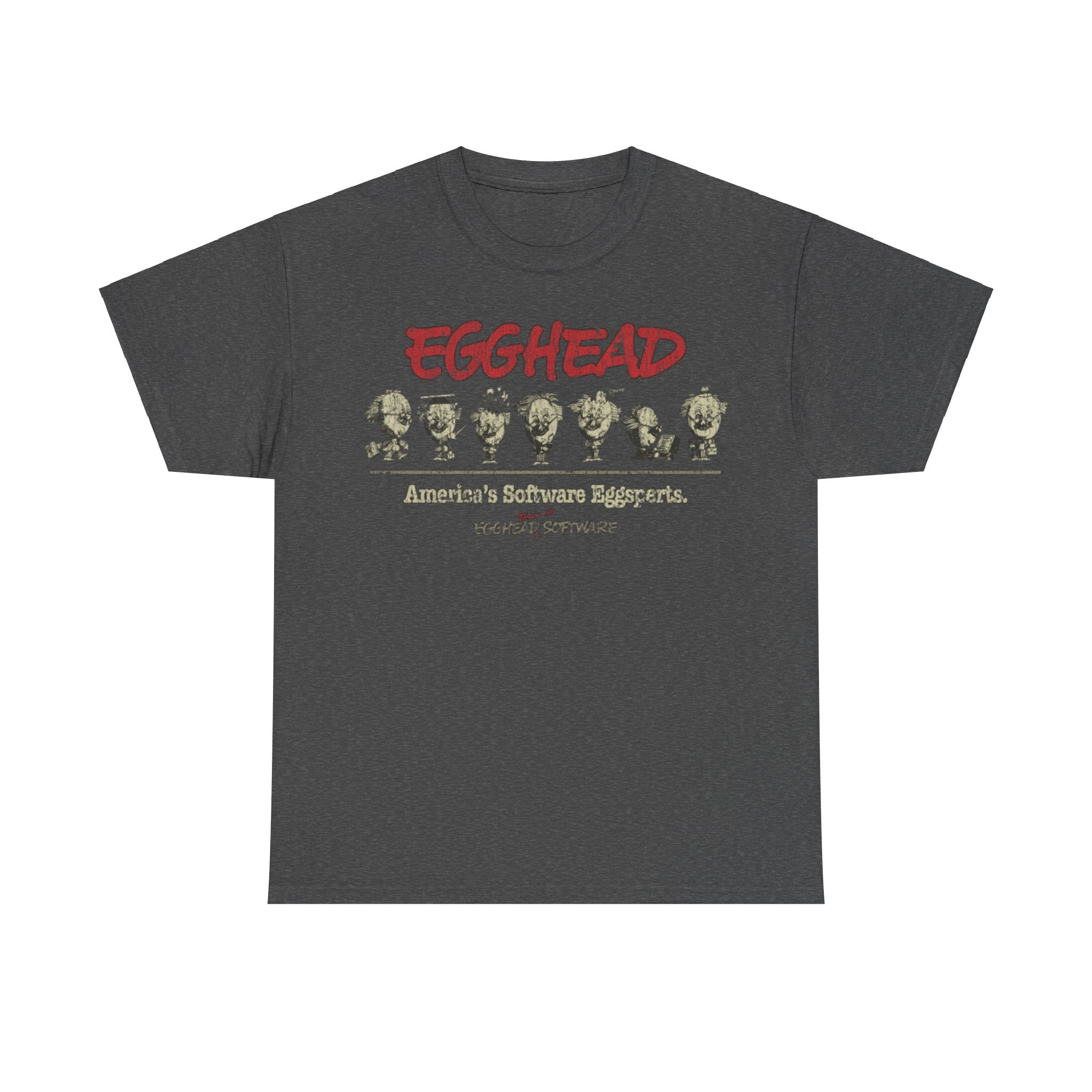 Egghead Software 1984 Electronics Store Distressed Print T-shirt