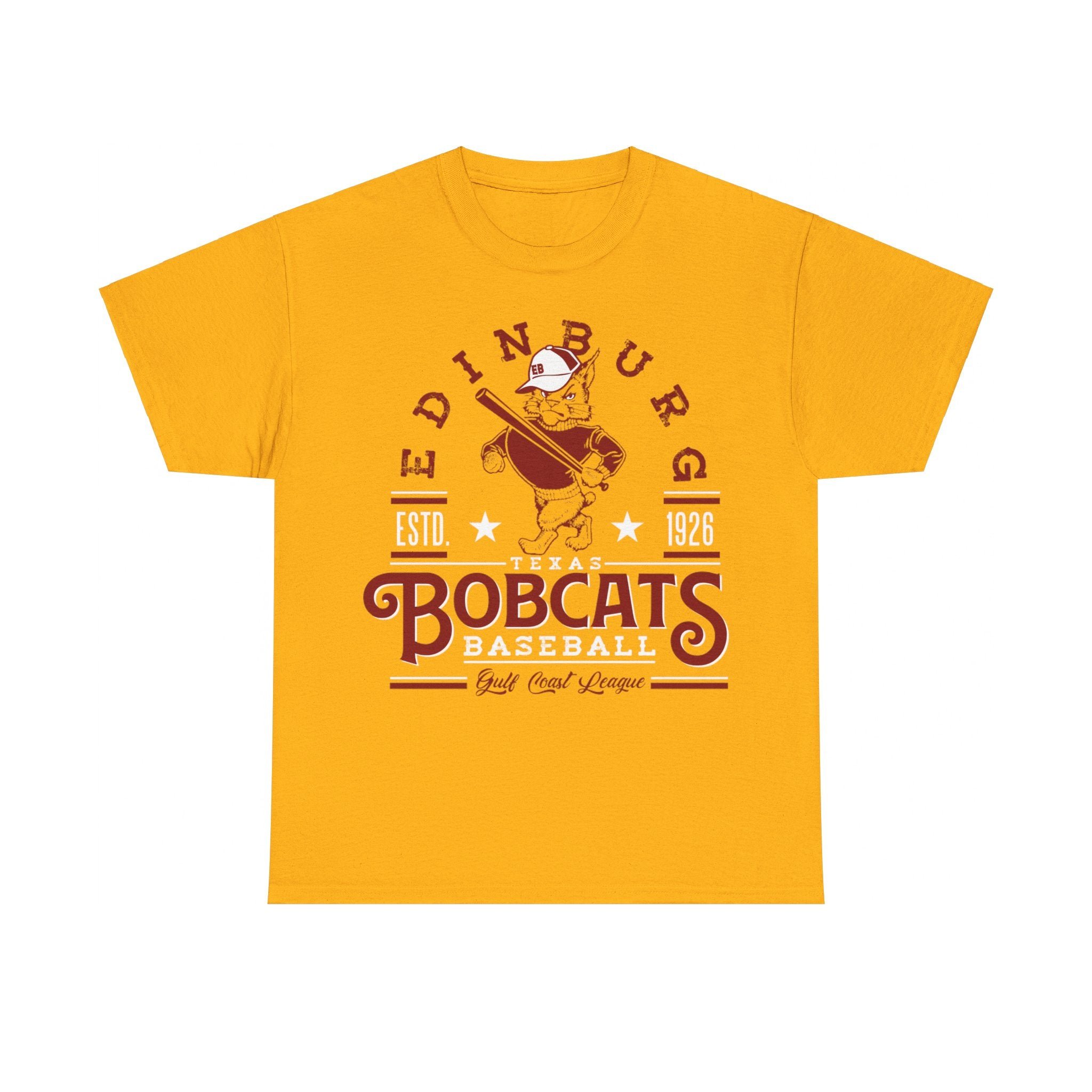 Baseball-T-Shirt Edinburgh Bobcats Est 1926 Texas - Bild 9 von 9