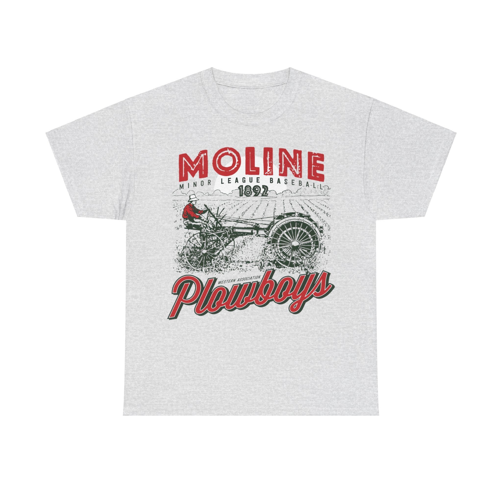 Baseball-T-Shirt Moline Plowboys Est 1892 Illinois - Bild 9 von 9