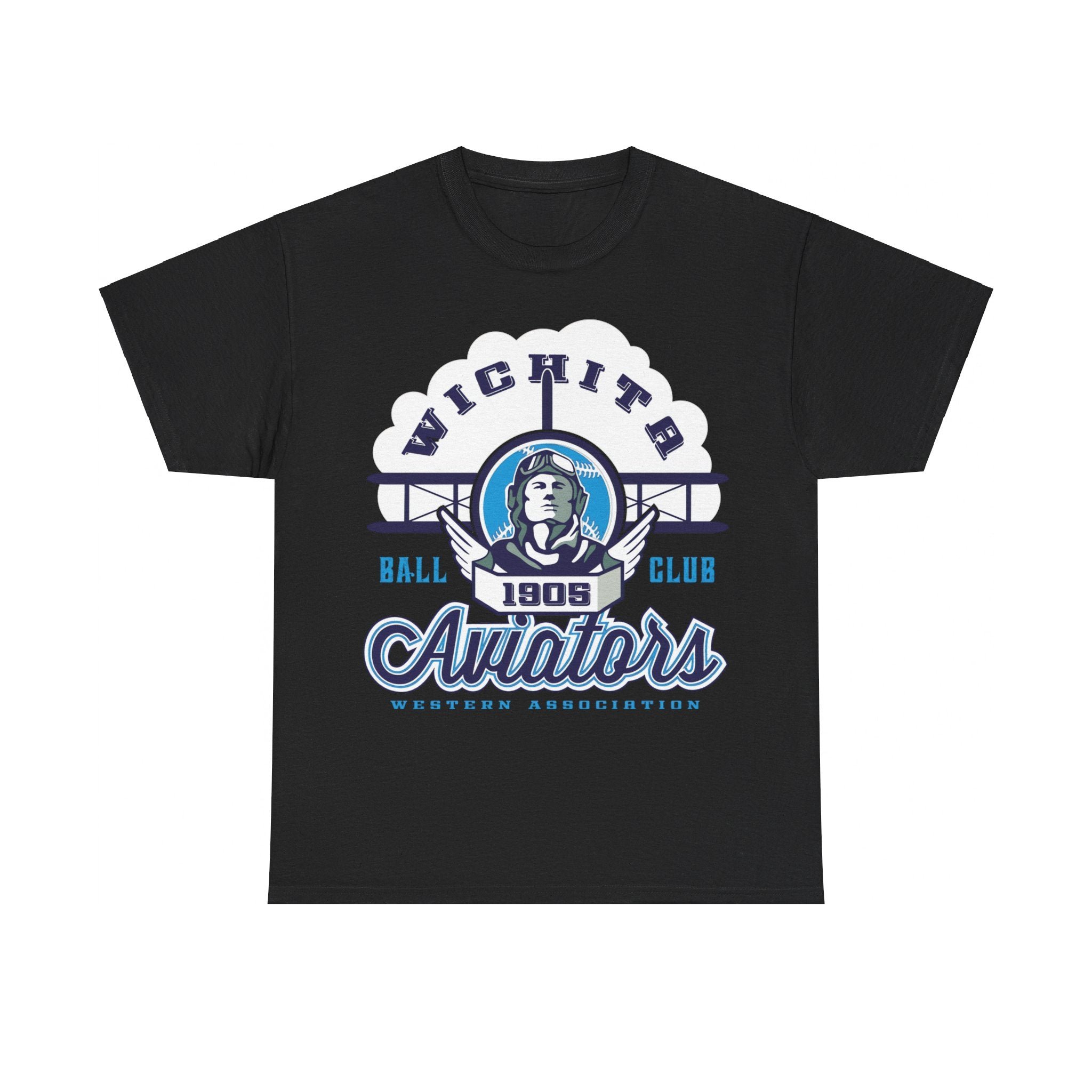 Wichita Aviators Est 1905 Kansas Baseball T-Shirt - Bild 11 von 13