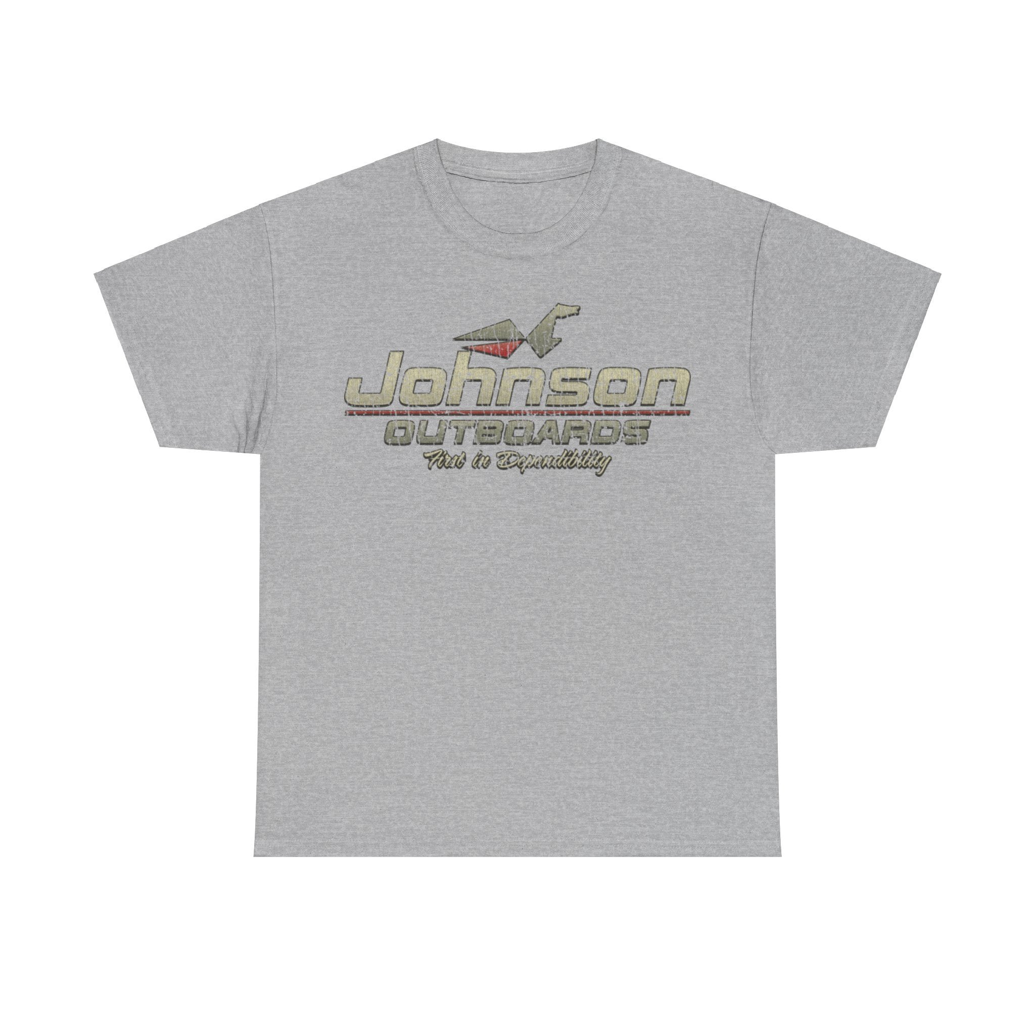 T-Shirt Johnson Outboards 1903 Distressed Print - Bild 4 von 7