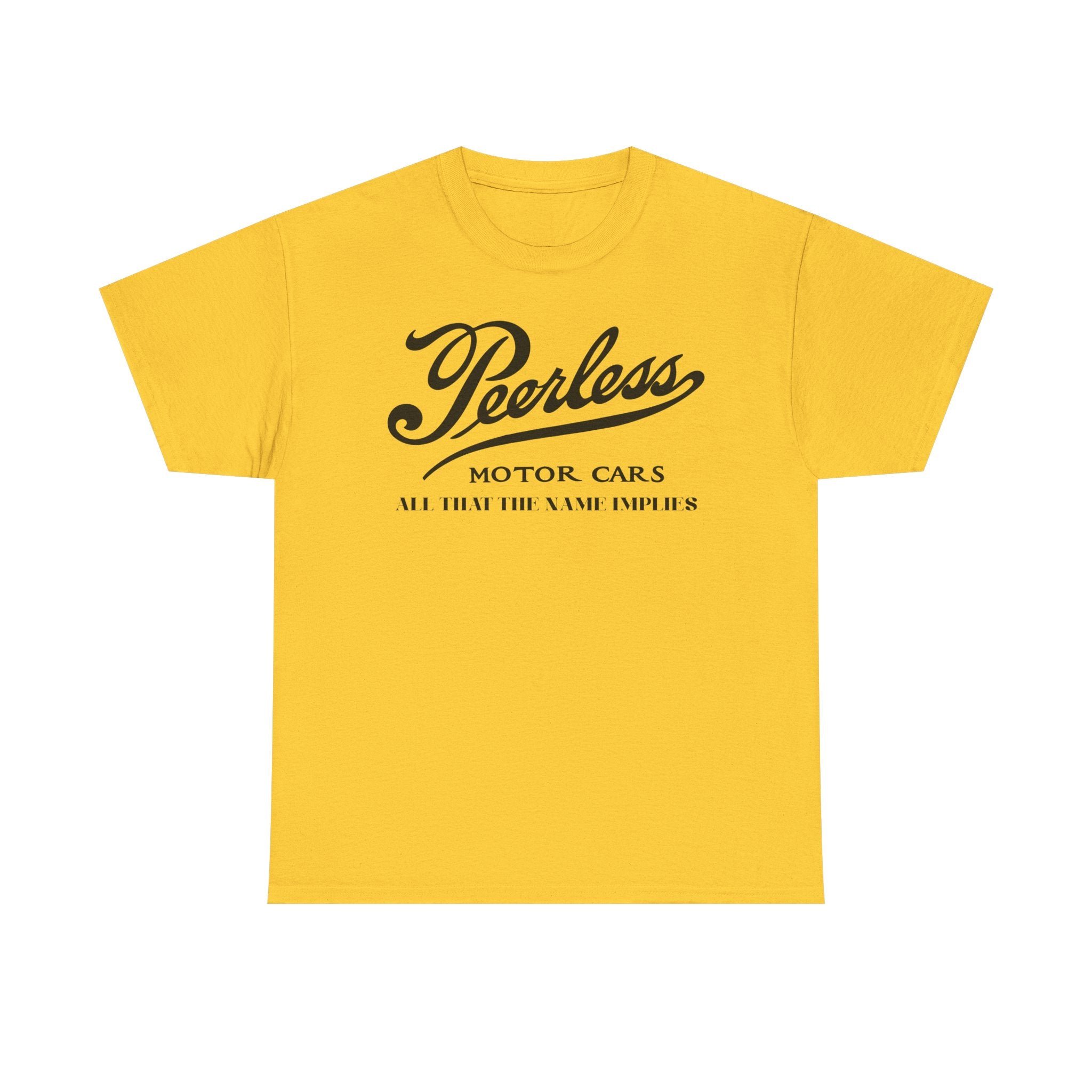 Peerless Motor Cars All That The Name Implies Vintage Logo T-shirt