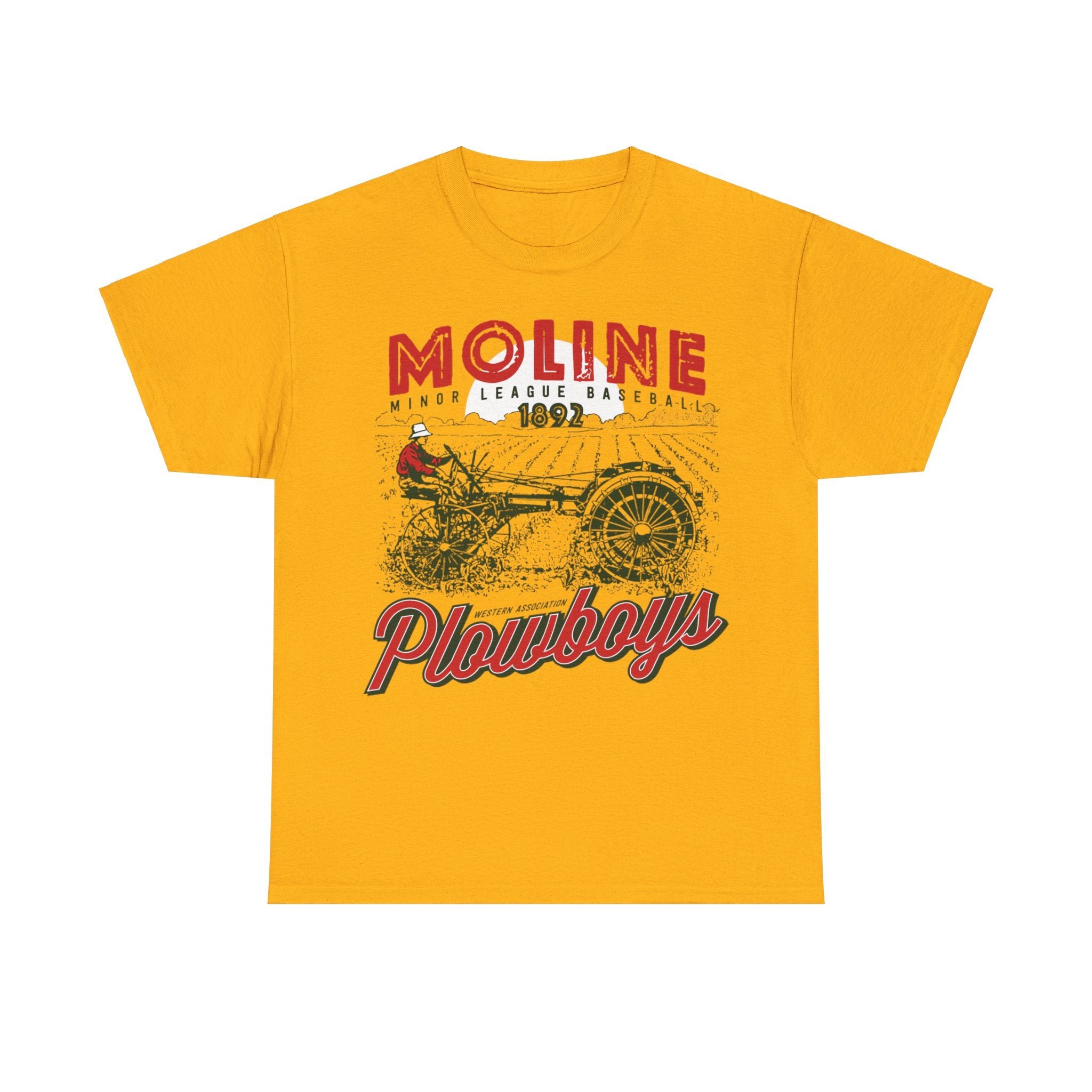 Baseball-T-Shirt Moline Plowboys Est 1892 Illinois - Bild 8 von 9