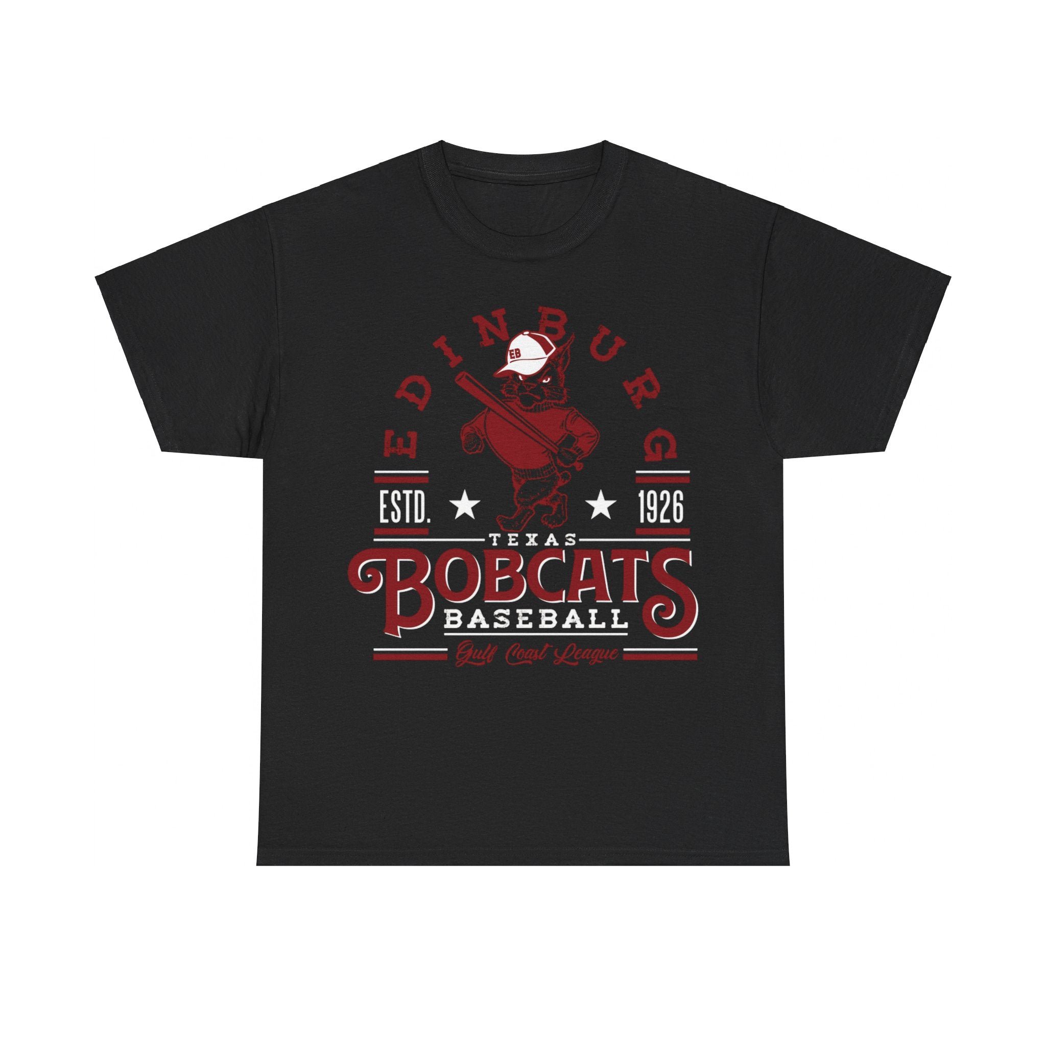 Baseball-T-Shirt Edinburgh Bobcats Est 1926 Texas - Bild 8 von 9