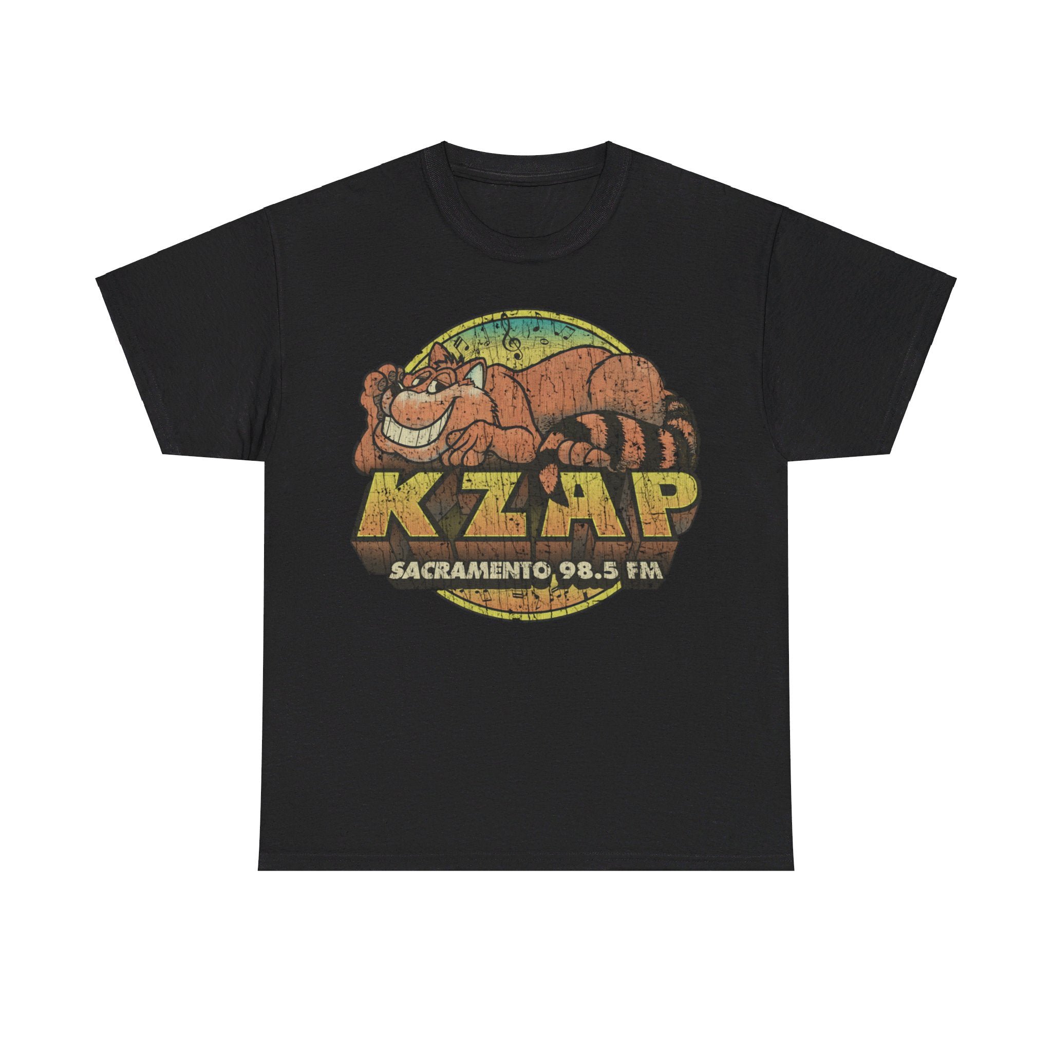 KZAP Sacramento 98.5 FM California Radio Station T-shirt - Picture 10 of 13