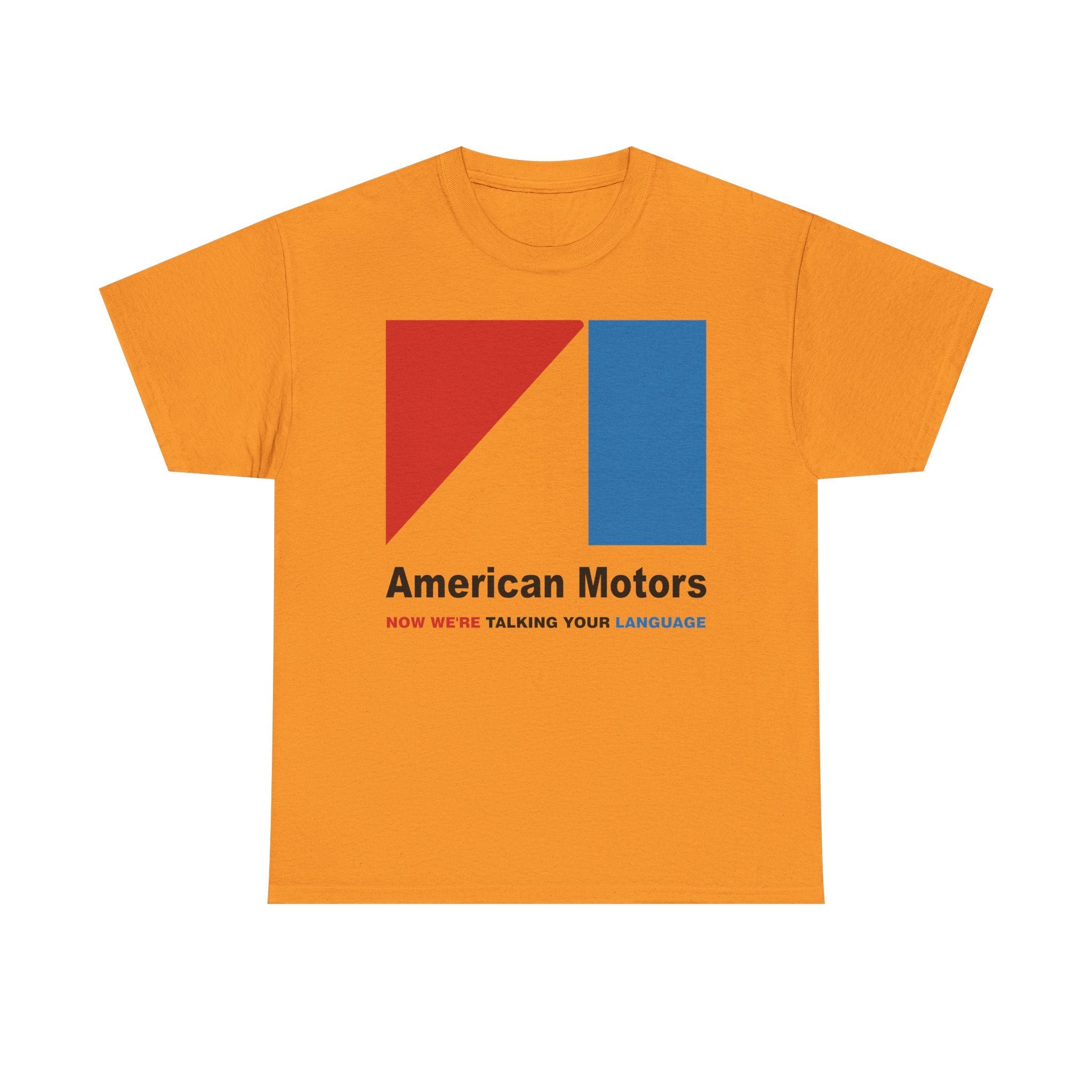 Retro American Motors RedBlue Logo Collectible Car T-shirt