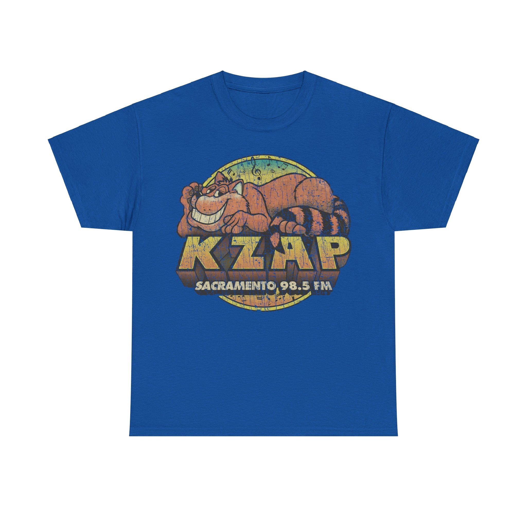 KZAP Sacramento 98.5 FM California Radio Station T-shirt - Picture 6 of 13