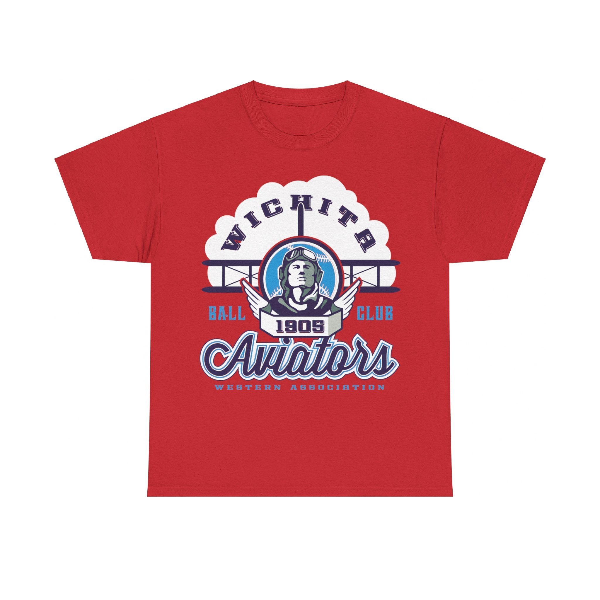Wichita Aviators Est 1905 Kansas Baseball T-Shirt - Bild 6 von 13