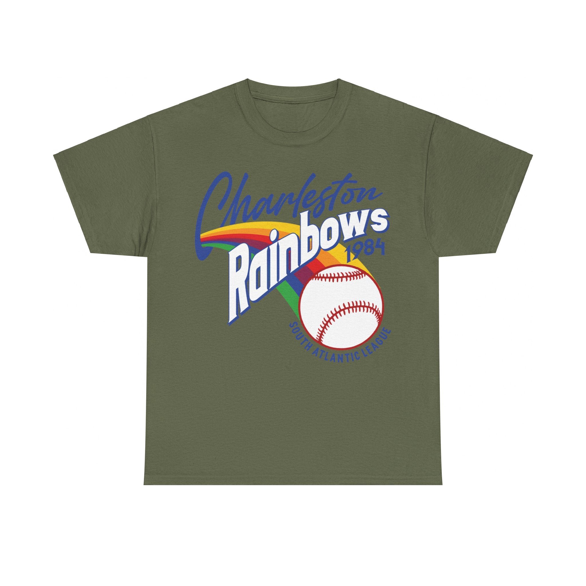 Charleston Rainbows Est 1984 South Carolina Baseball Team T-shirt - Picture 11 of 12