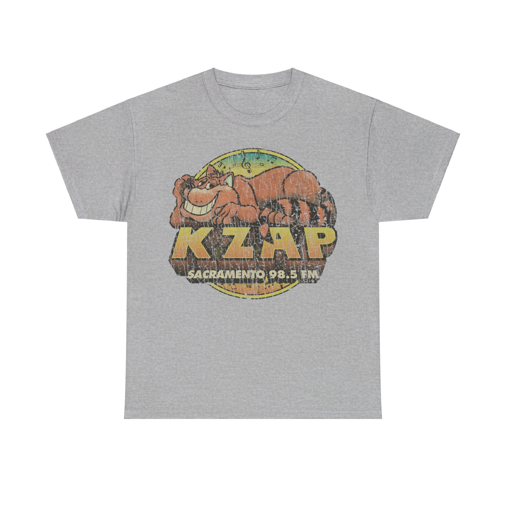 KZAP Sacramento 98.5 FM California Radio Station T-shirt - Picture 9 of 13