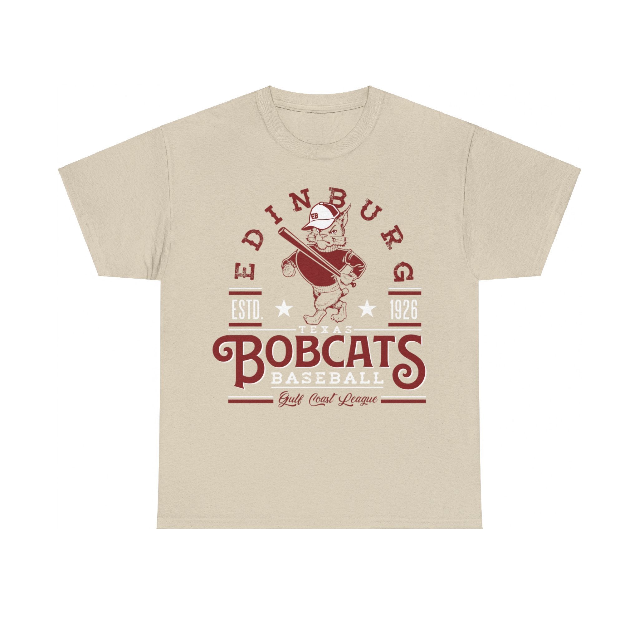 Baseball-T-Shirt Edinburgh Bobcats Est 1926 Texas - Bild 5 von 9