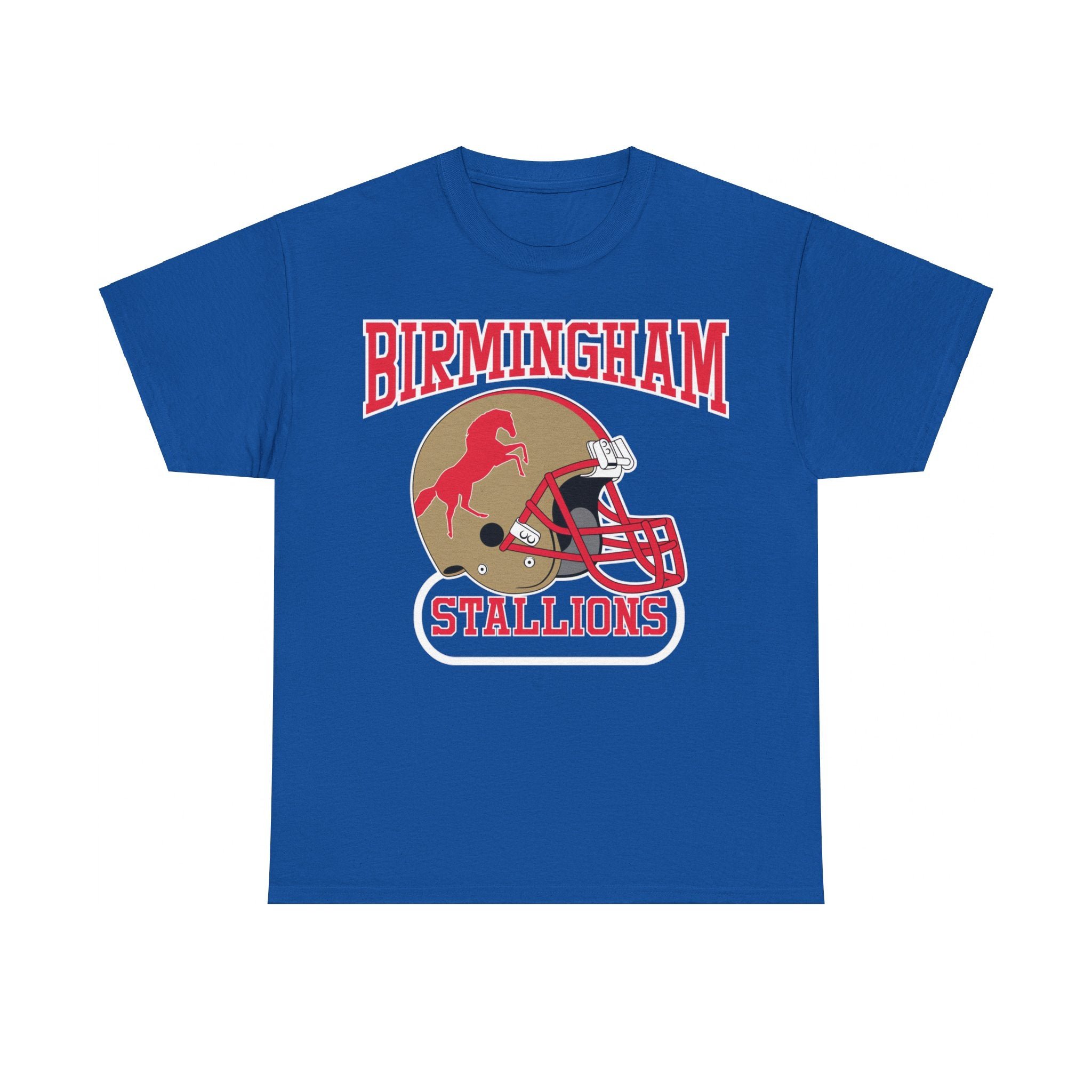 Birmingham Stallions Alabama Football Team Helmet T-shirt - Picture 6 of 13