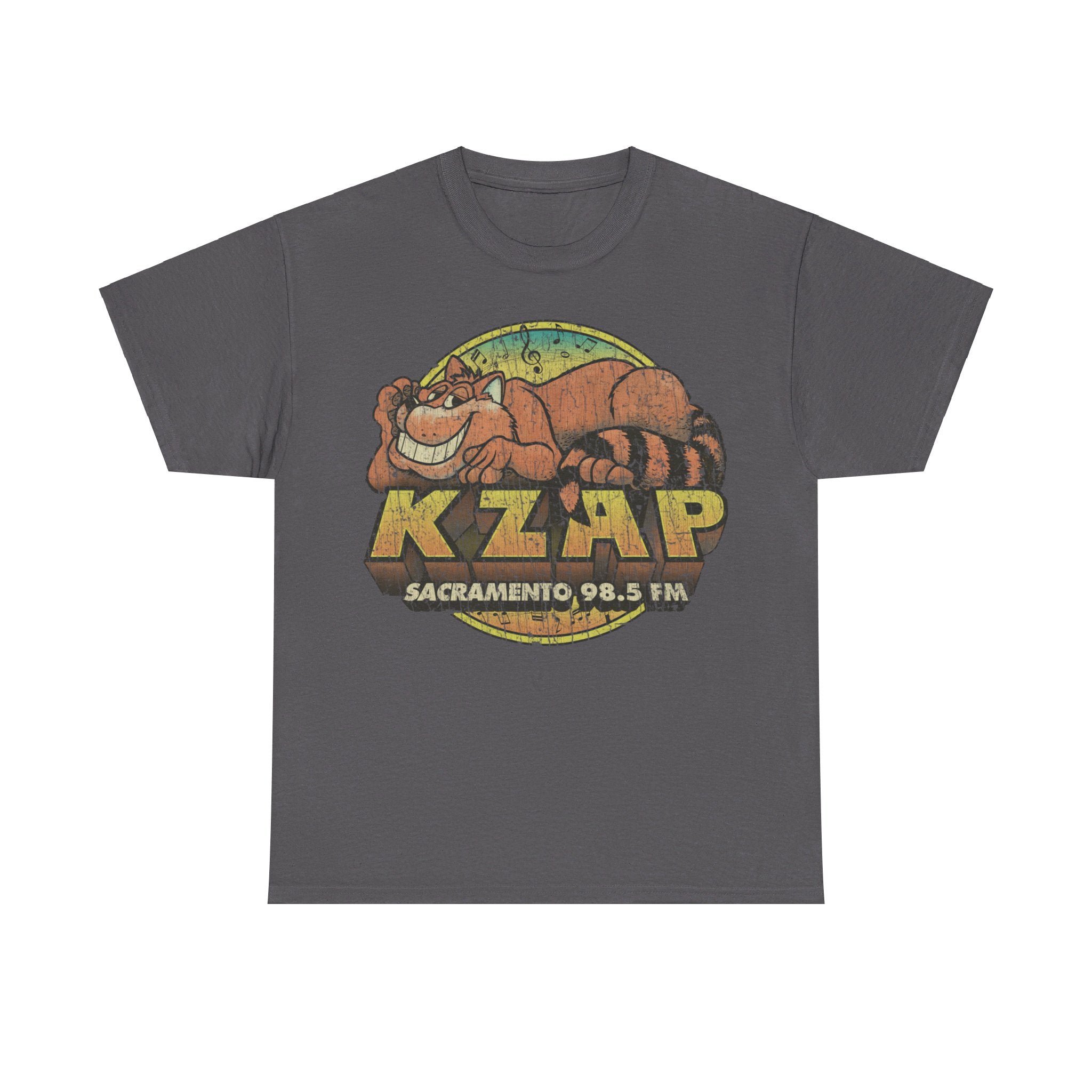 KZAP Sacramento 98.5 FM California Radio Station T-shirt - Picture 4 of 13