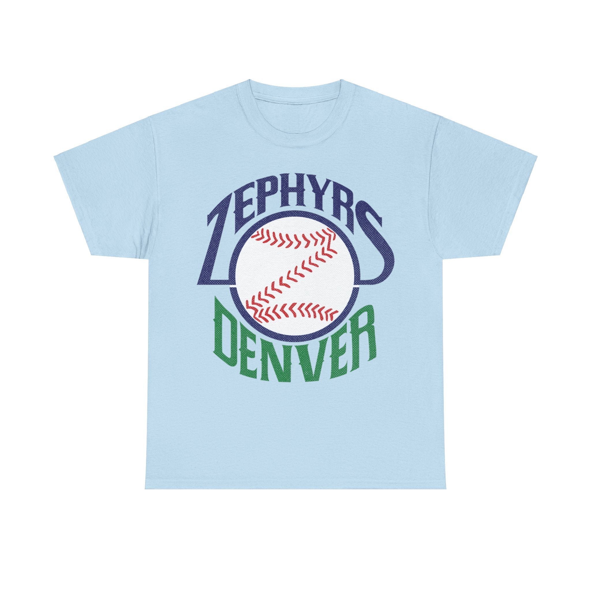 T-shirt Denver Zephyrs squadra di baseball retrò nostalgica - Foto 13 di 17