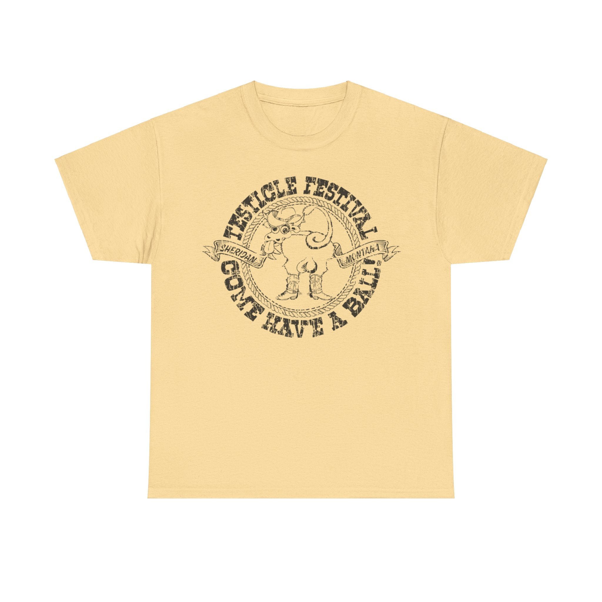 Sheridan Montana Testicle Festival 1982 Nostalgic T-shirt - Picture 6 of 6