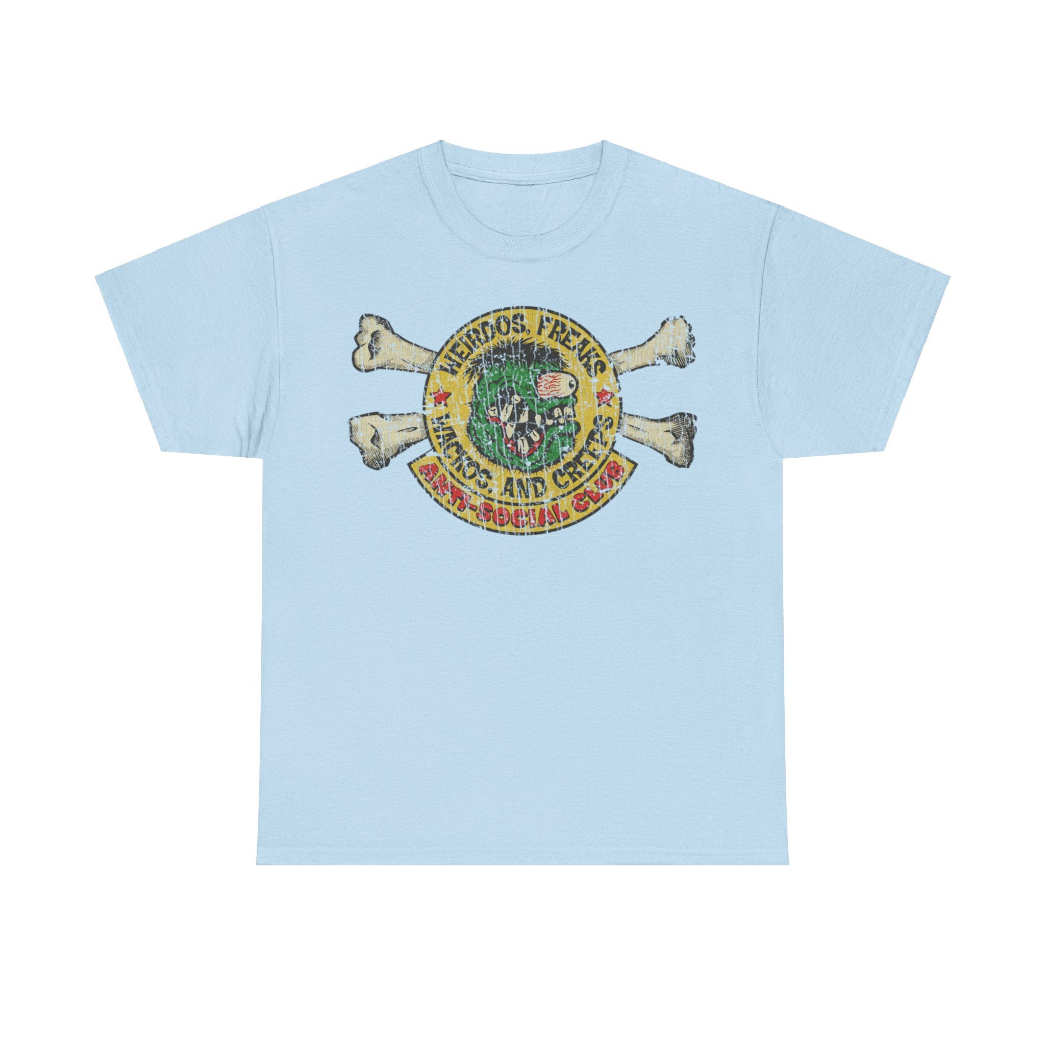 ●WEIRDOZ Weirdos Freaks Wackos and Creeps Green Logo Anti-Social Club T