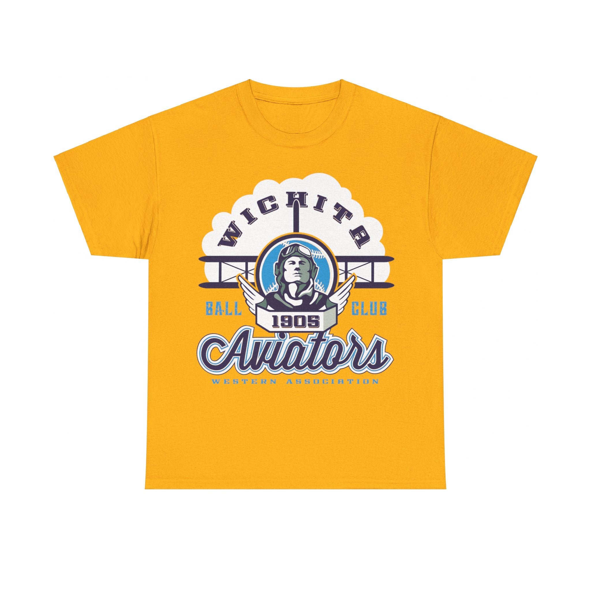 Wichita Aviators Est 1905 Kansas Baseball T-Shirt - Bild 12 von 13
