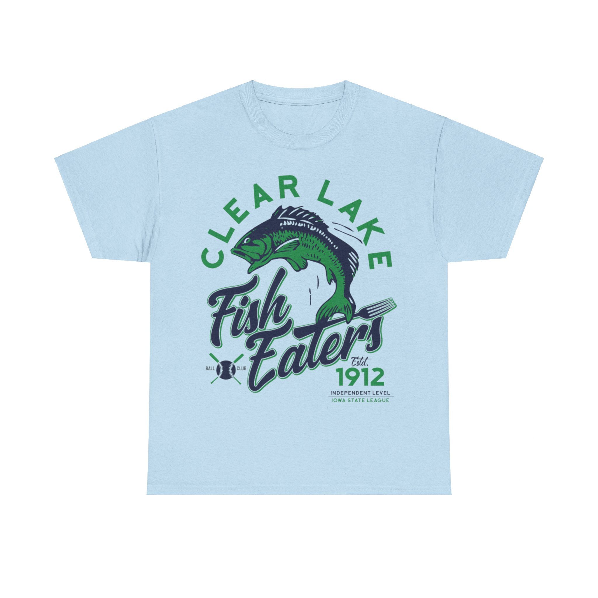 Clear Lake Fish Eaters Iowa State League Baseball T-shirt