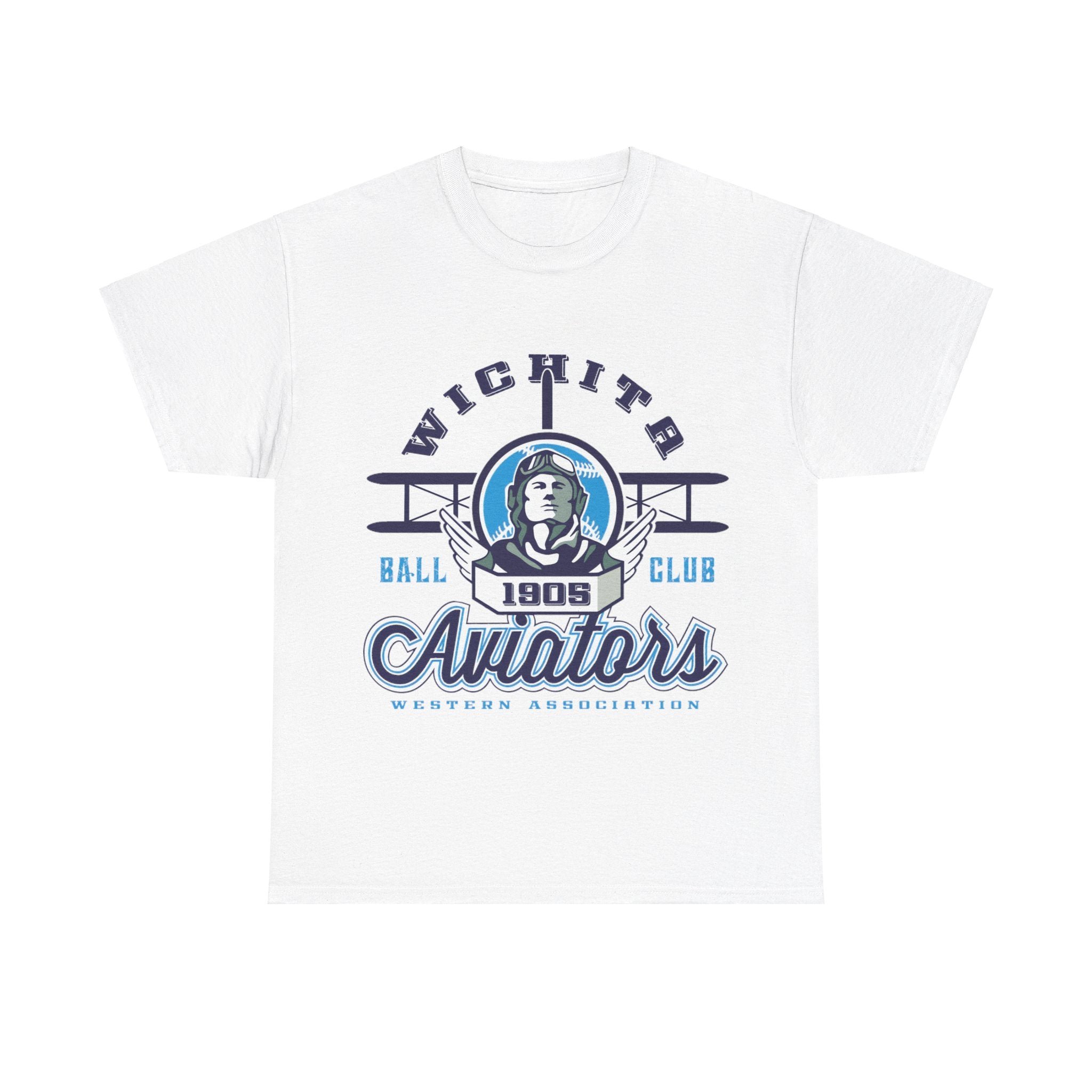 Wichita Aviators Est 1905 Kansas Baseball T-Shirt - Bild 9 von 13