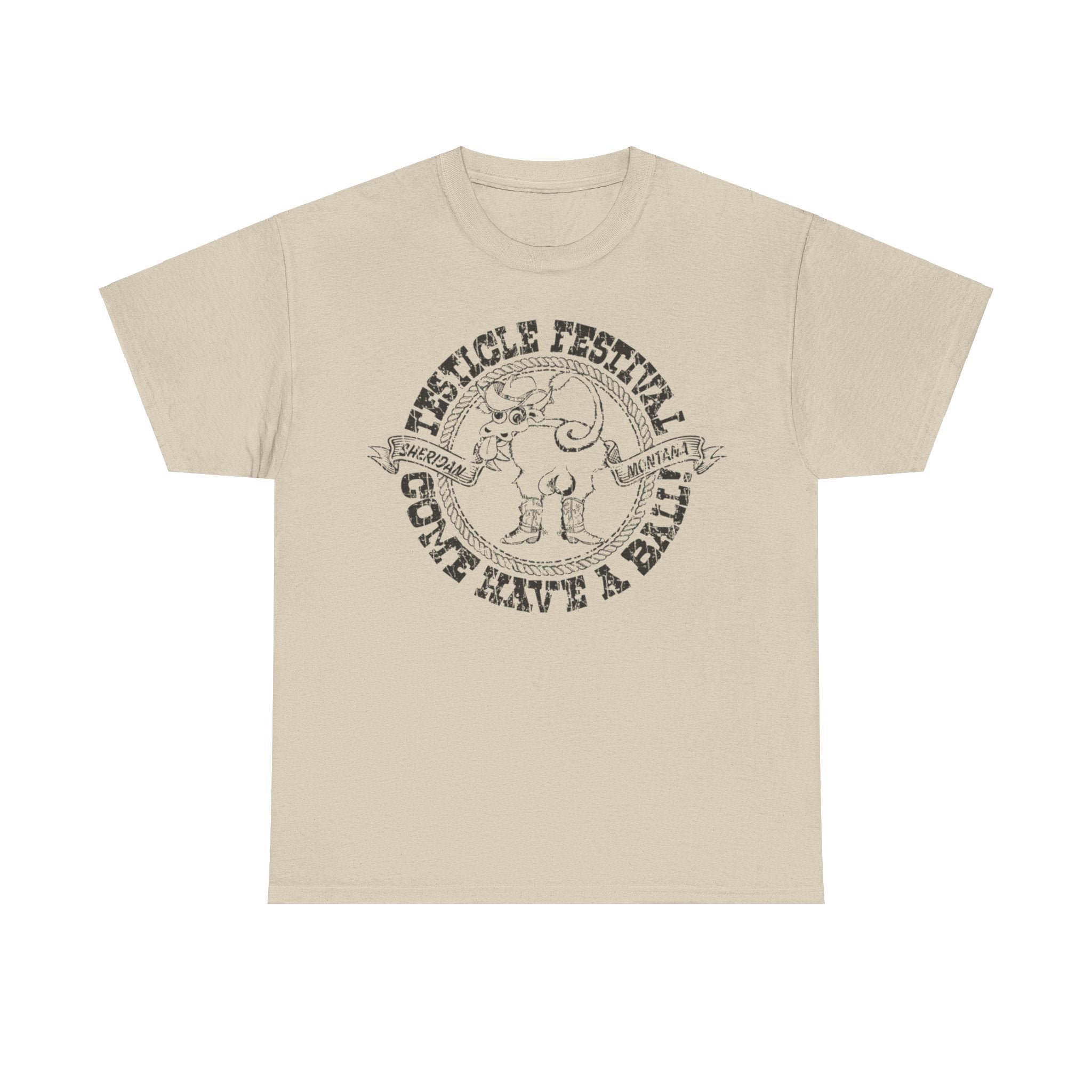 Sheridan Montana Testicle Festival 1982 Nostalgic T-shirt - Picture 3 of 6